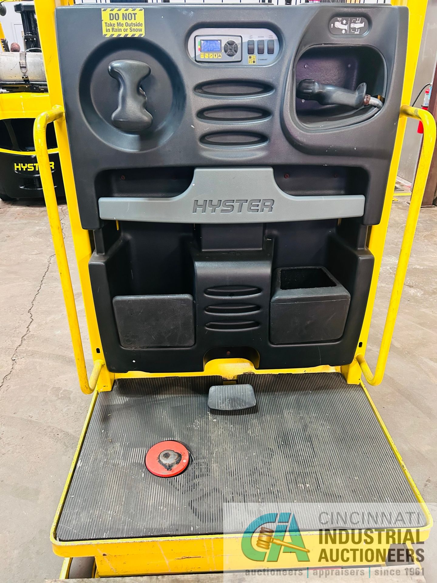 **2015 - 3,000 LB Hyster Model R30XMS3 Electric Order Picker; S/N E174N03431N, Charger Included** - Image 5 of 12
