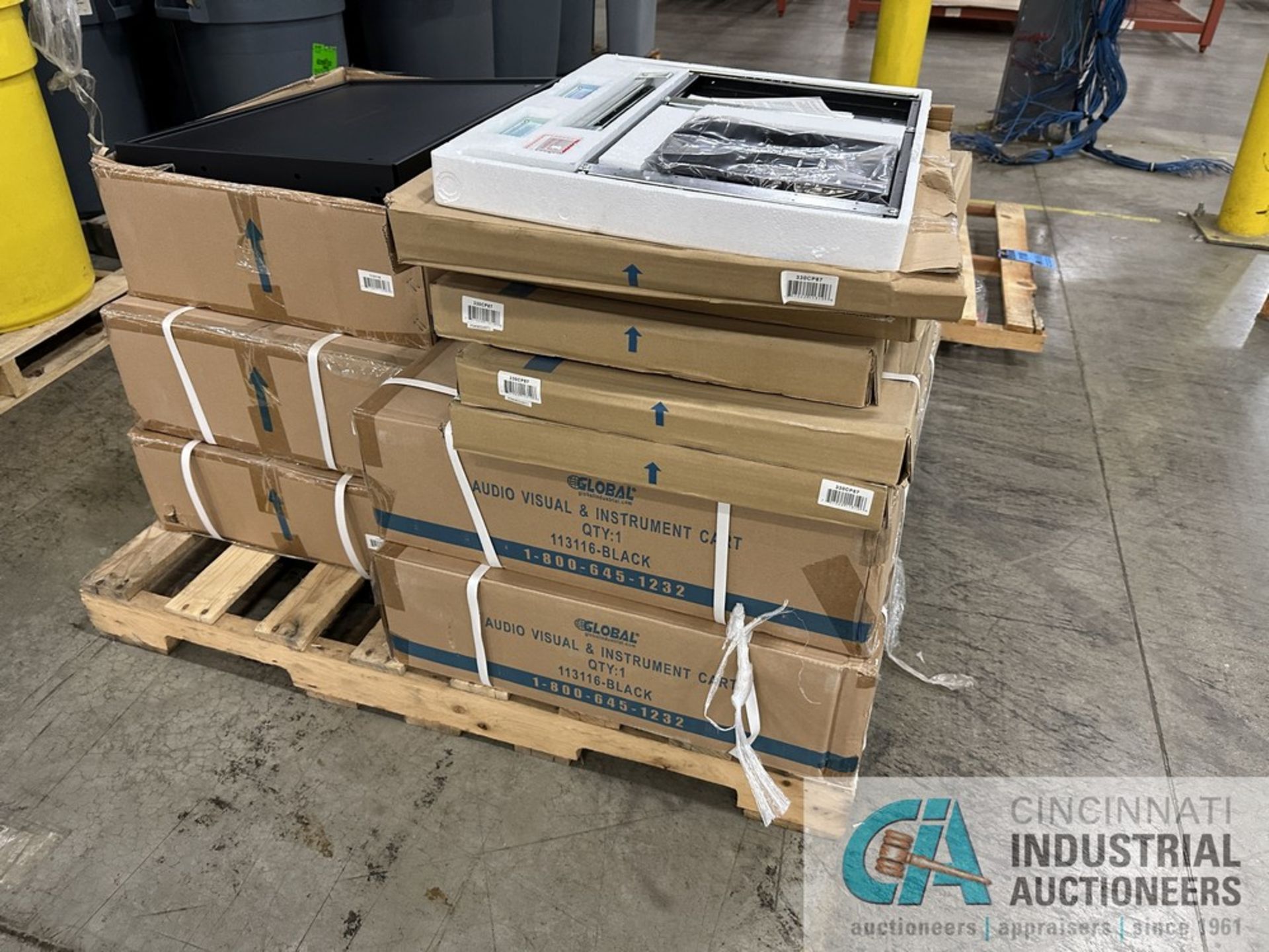 GLOBAL AUDIO VIDUAL: INSTRUMENTS CARTS - NEW, DISASSEMBLED ON SKID - Image 3 of 4