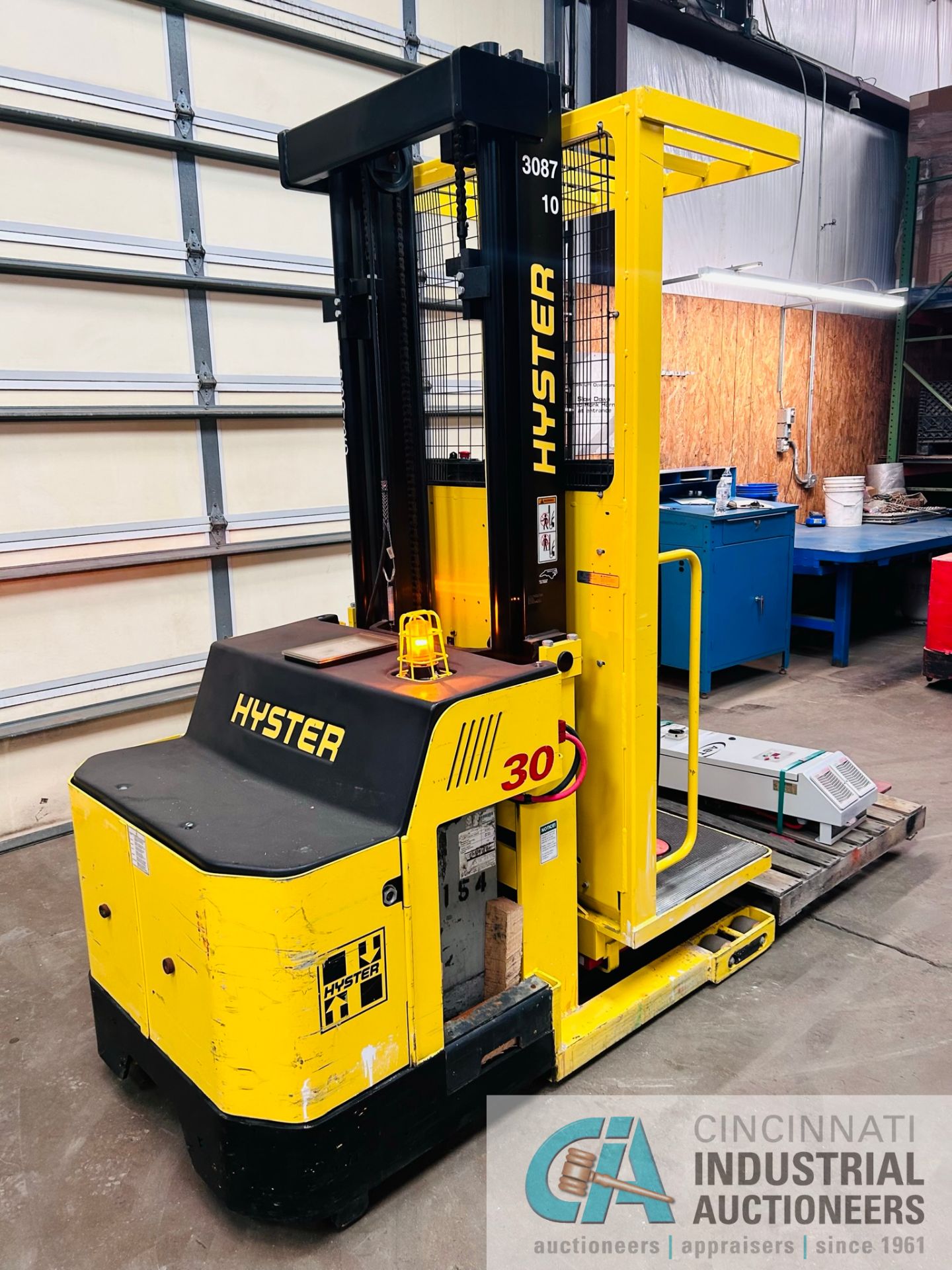 **2015 - 3,000 LB Hyster Model R30XMS3 Electric Order Picker; S/N E174N03426N, Charger Included** - Image 10 of 12