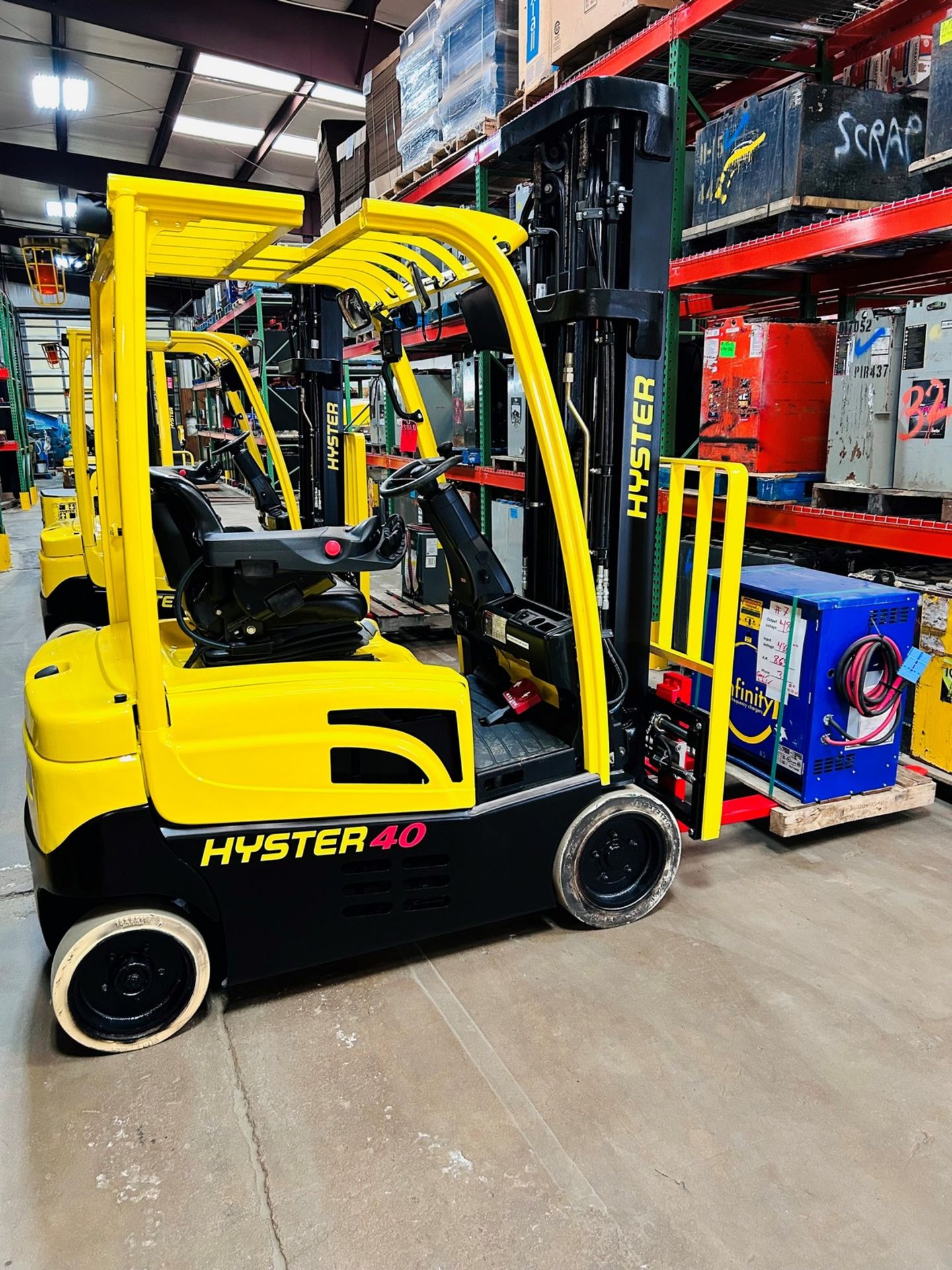 **2017 - 4,000 LB Hyster Model J40XN Electric Lift Truck; S/N A935N03203R, Charger included,