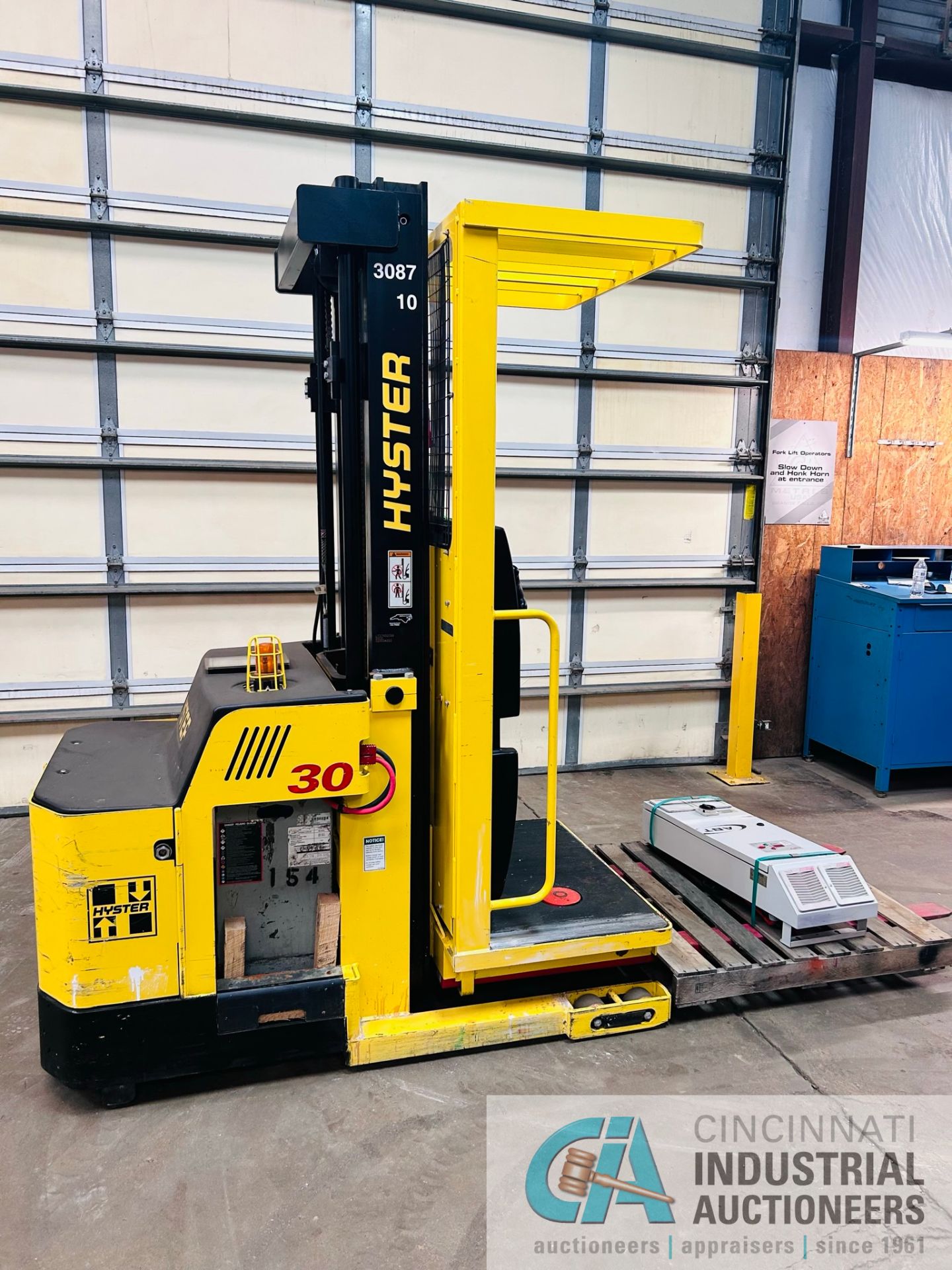 **2015 - 3,000 LB Hyster Model R30XMS3 Electric Order Picker; S/N E174N03426N, Charger Included** - Image 3 of 12