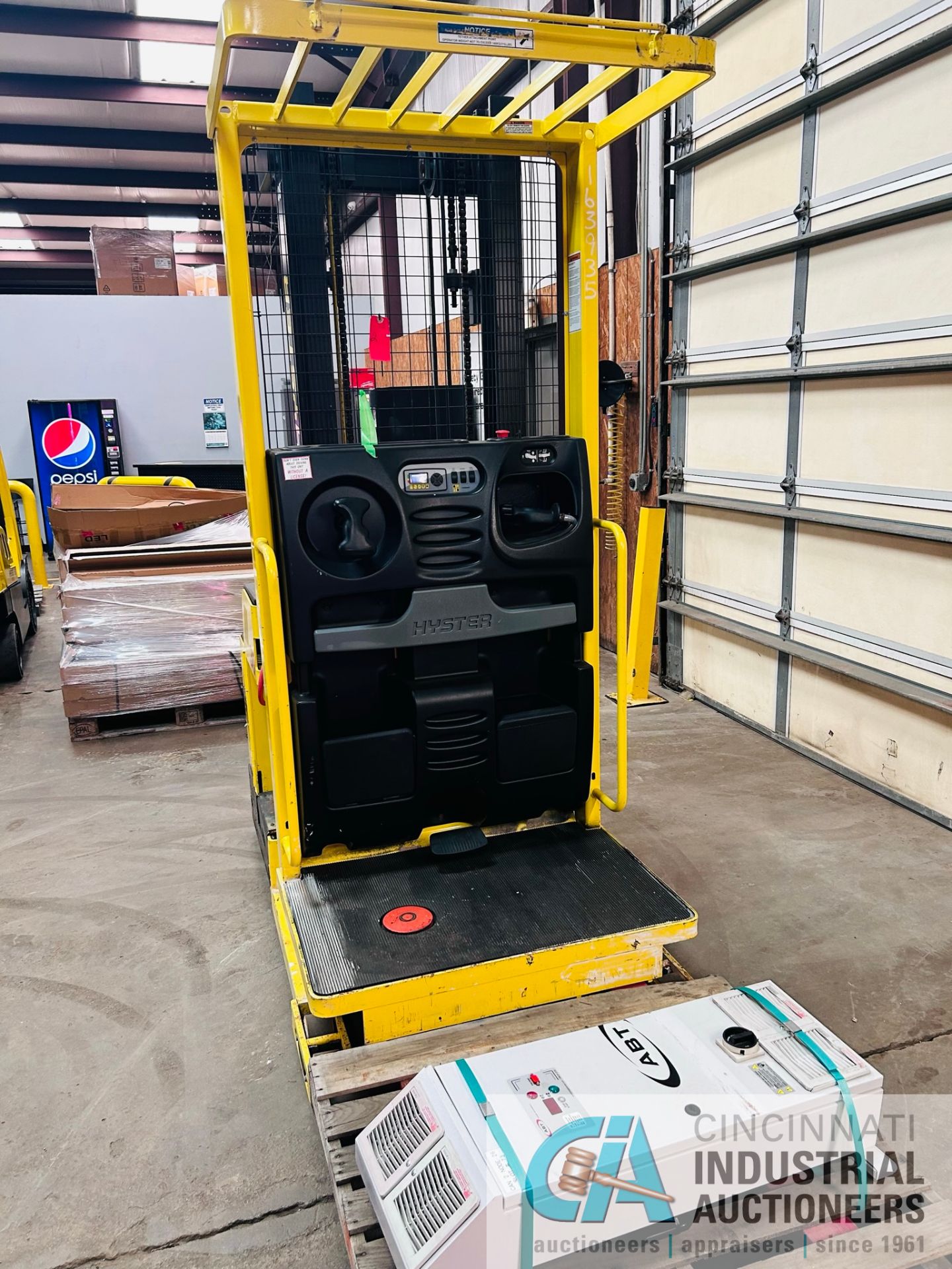 **2015 - 3,000 LB Hyster Model R30XMS3 Electric Order Picker; S/N E174N03426N, Charger Included** - Image 4 of 12