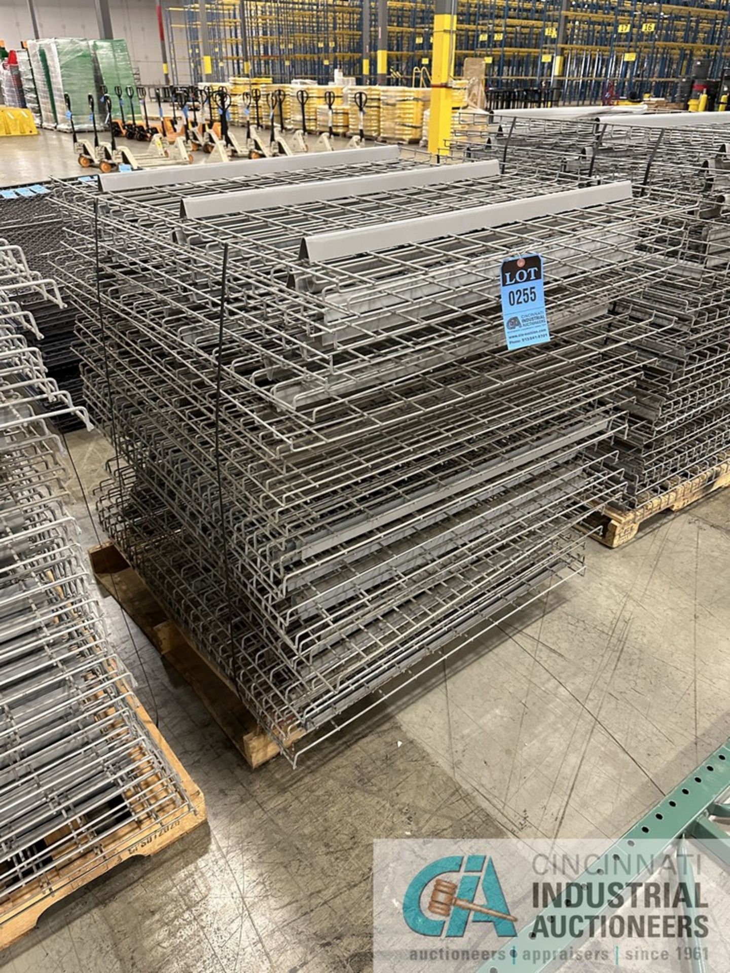 43" X 46" SECTIONS PALLET RACK WIRE DECKING **$100.00 LOADING FEE**