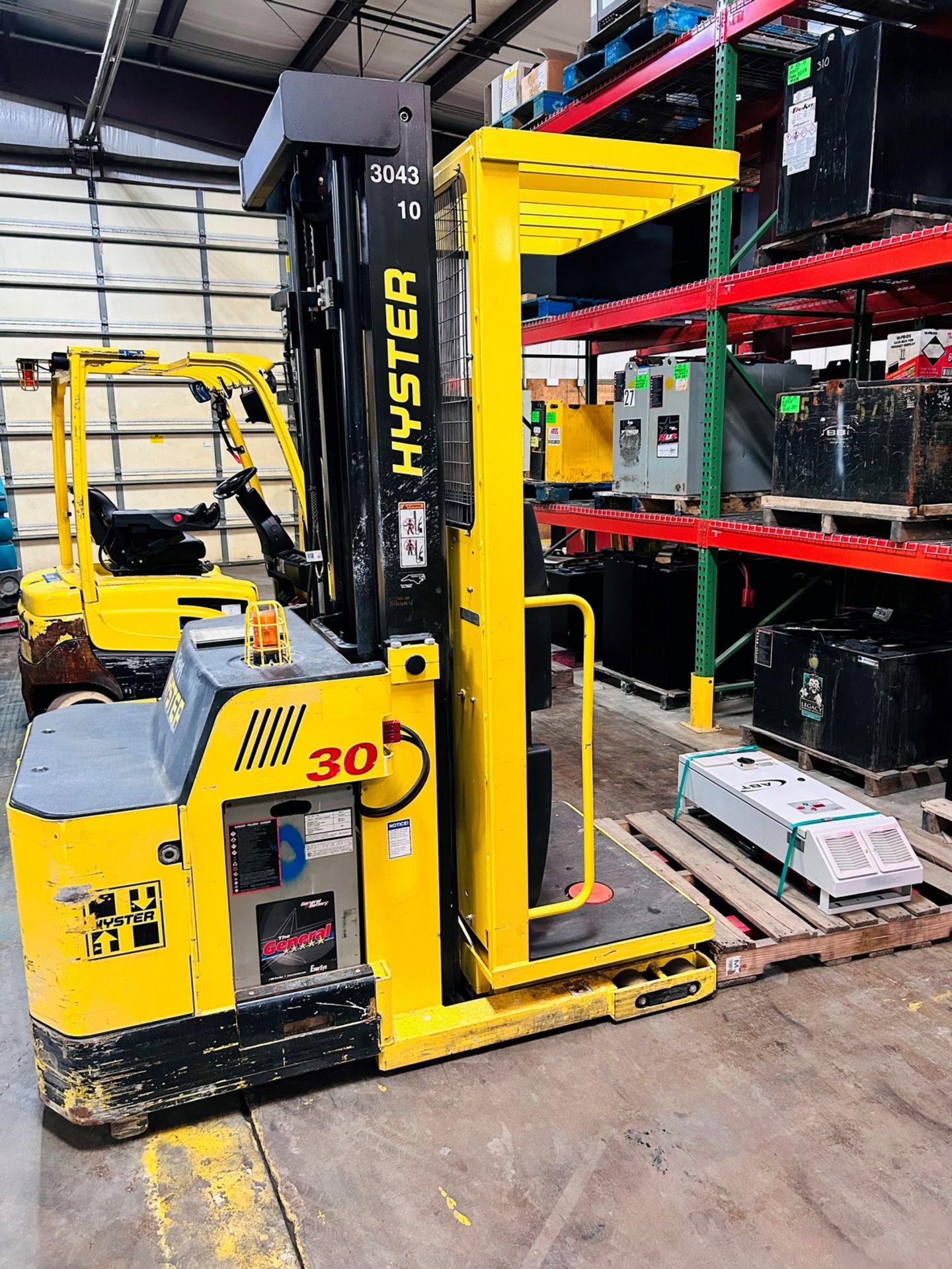 **2015 - 3,000 LB Hyster Model R30XMS3 Electric Order Picker; S/N E174N03521N, Charger Included**