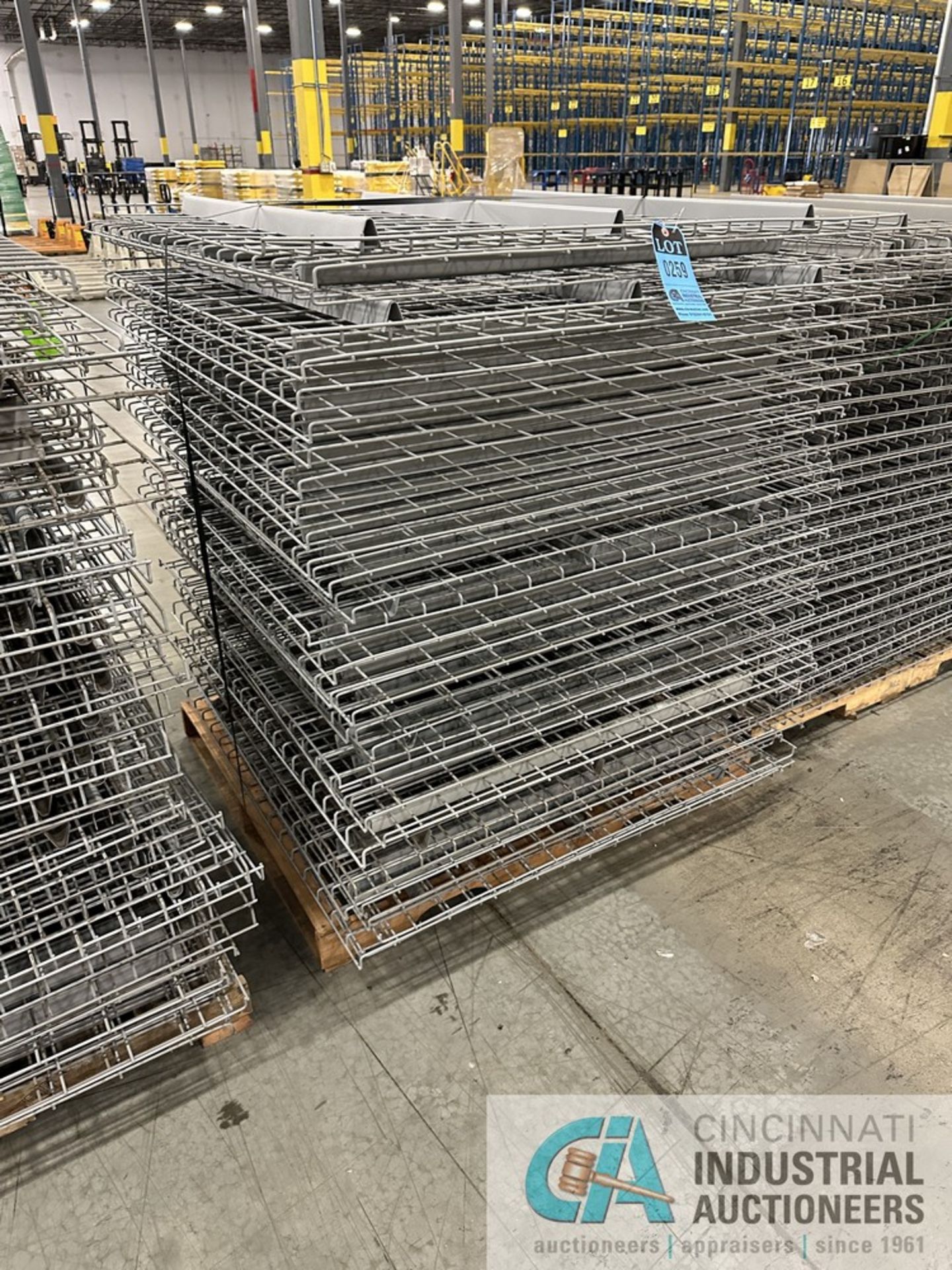 43" X 46" SECTIONS PALLET RACK WIRE DECKING **$100.00 LOADING FEE**