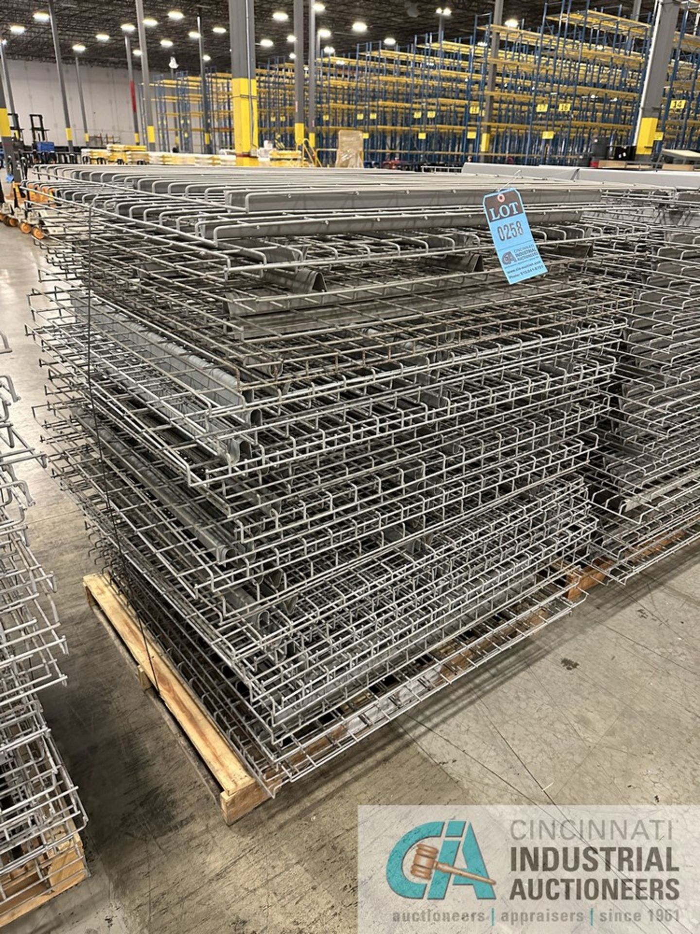 43" X 46" SECTIONS PALLET RACK WIRE DECKING **$100.00 LOADING FEE**