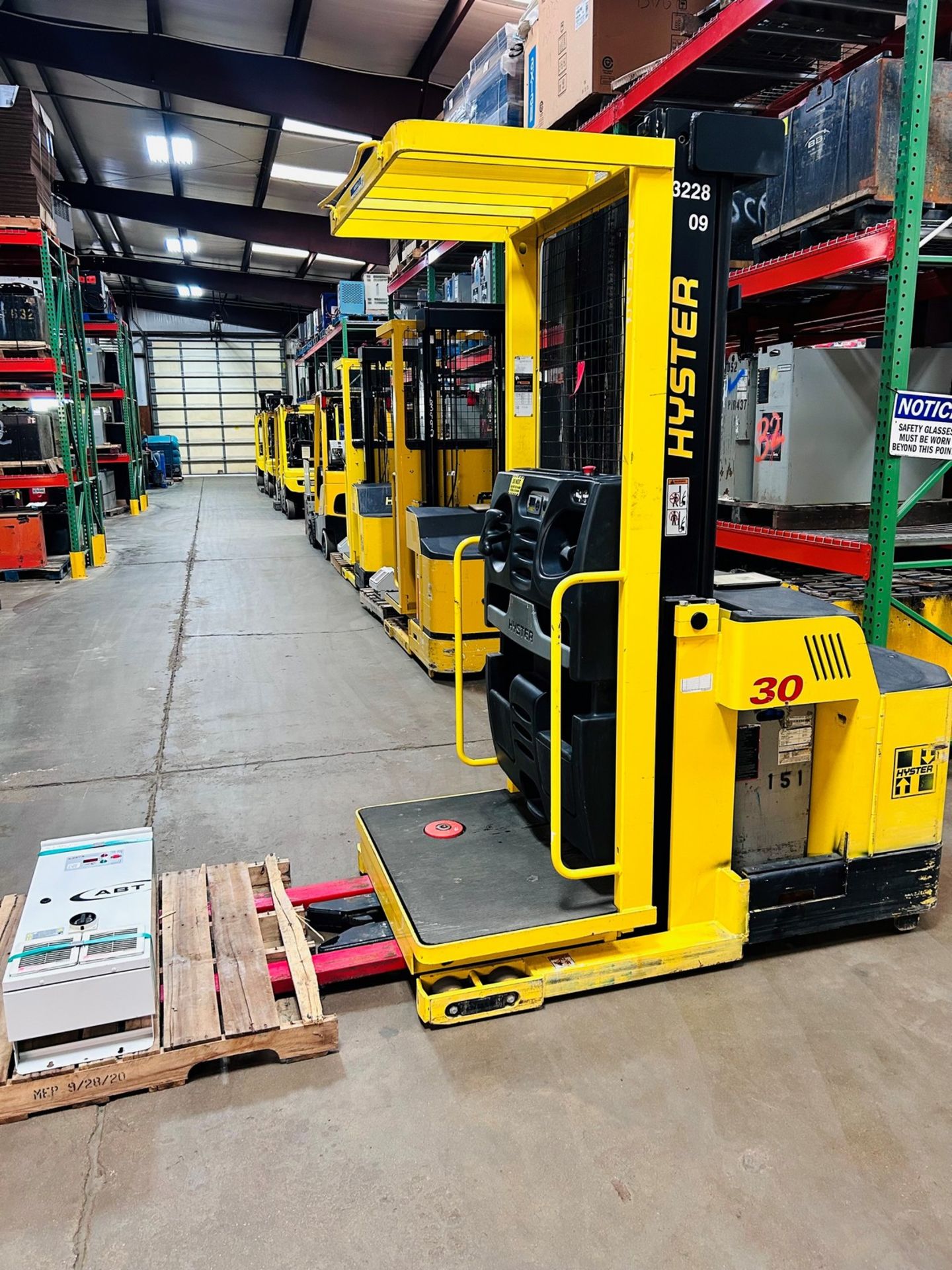 **2015 - 3,000 LB Hyster Model R30XMS3 Electric Order Picker; S/N E174N03465N, Charger Included**