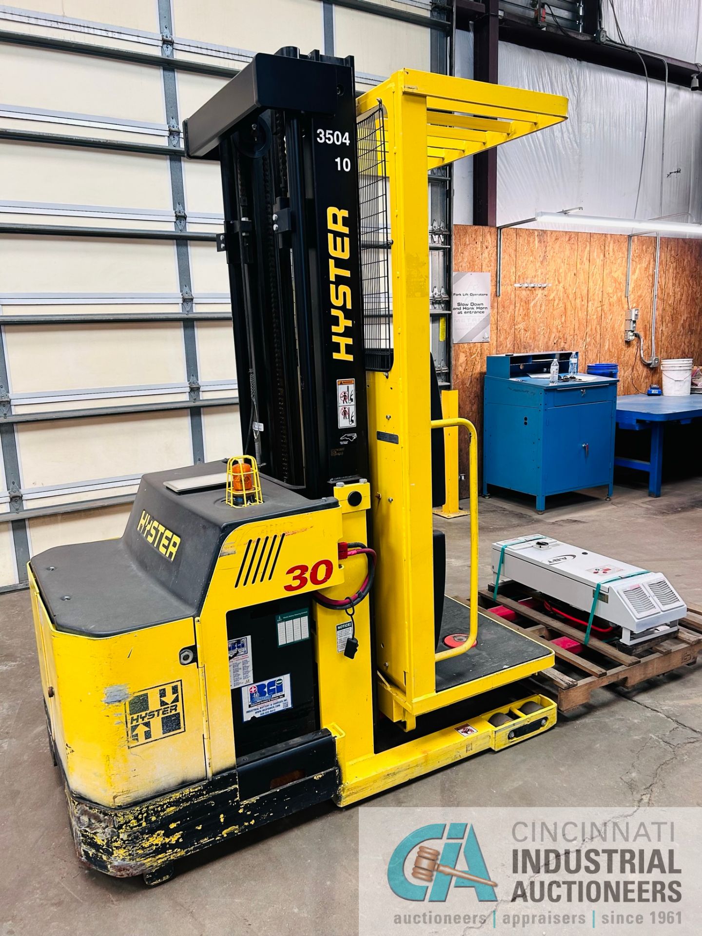 **2015 - 3,000 LB Hyster Model R30XMS3 Electric Order Picker; S/N E174N03431N, Charger Included** - Image 10 of 12