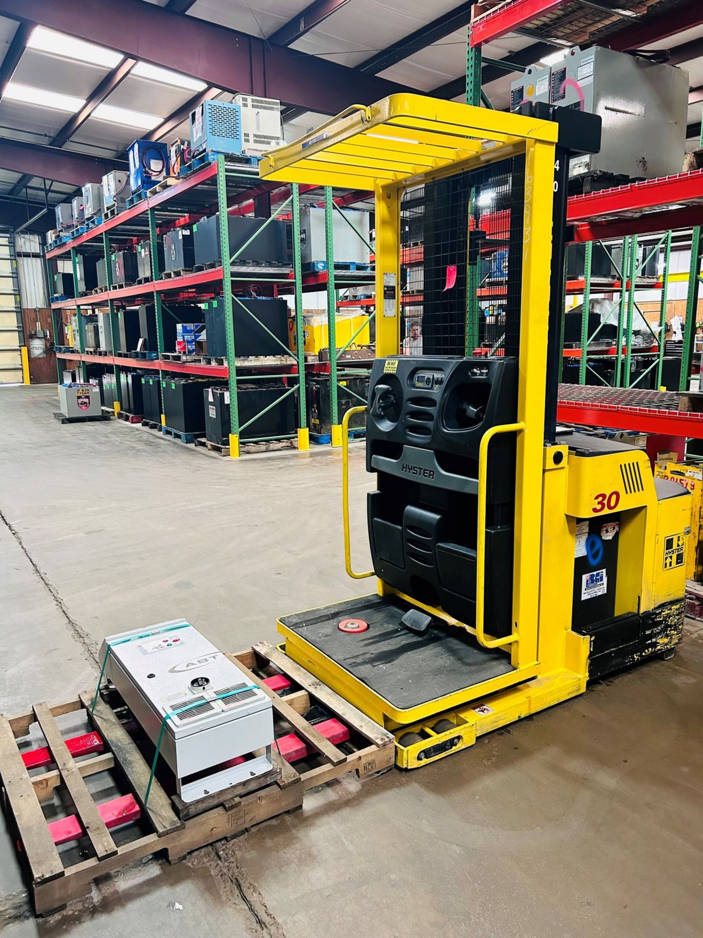 **2015 - 3,000 LB Hyster Model R30XMS3 Electric Order Picker; S/N E174N03431N, Charger Included**