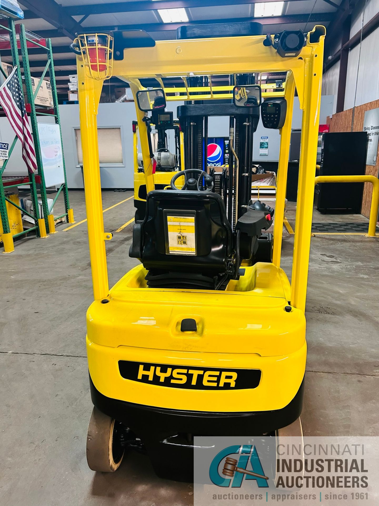 **2017 - 4,000 LB Hyster Model J40XN Electric Lift Truck; S/N A935N03203R, Charger included, - Image 7 of 12