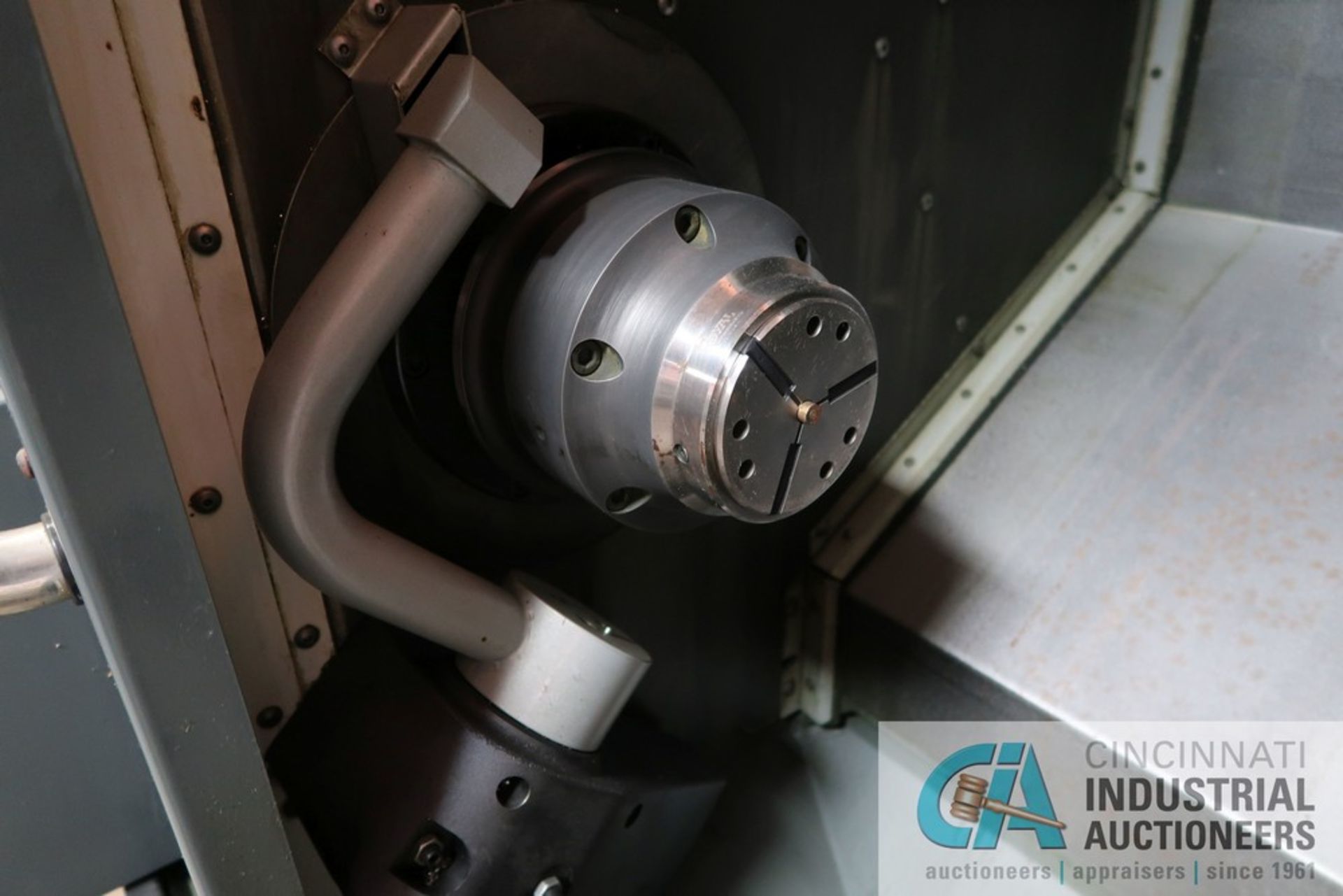 HAAS MODEL ST10 CNC TURNING CENTER; S/N 3108101, COLLET CHUCK, 12-POSITION TURRET, TOOL PRESETTER, - Image 4 of 10