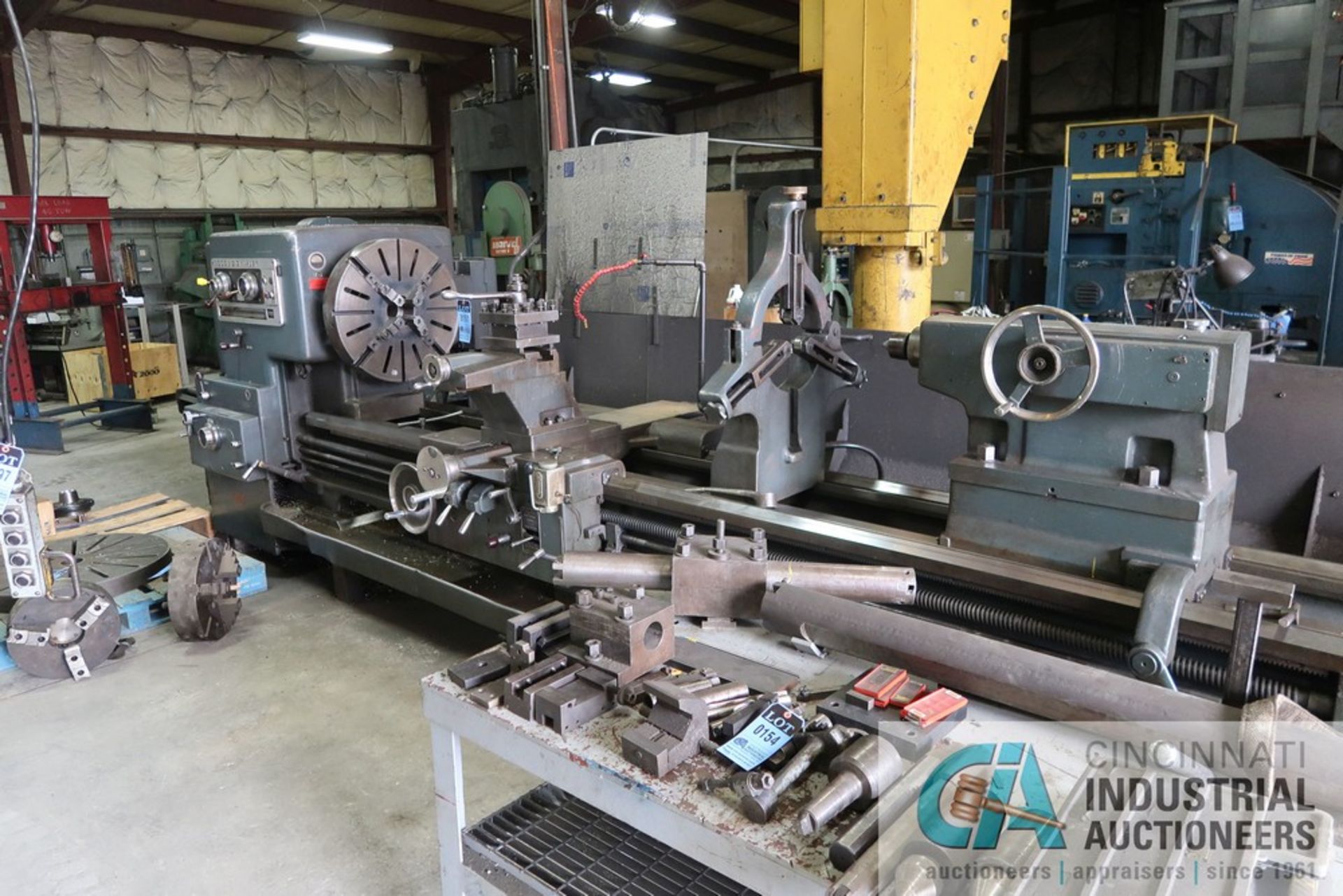 40" X 120" LODGE & SHIPLEY MODEL 3220-32 ENGINE LATHE; S/N 45479, 33-1/4" SWING OVER CR SLIDE, 9-500 - Image 2 of 15