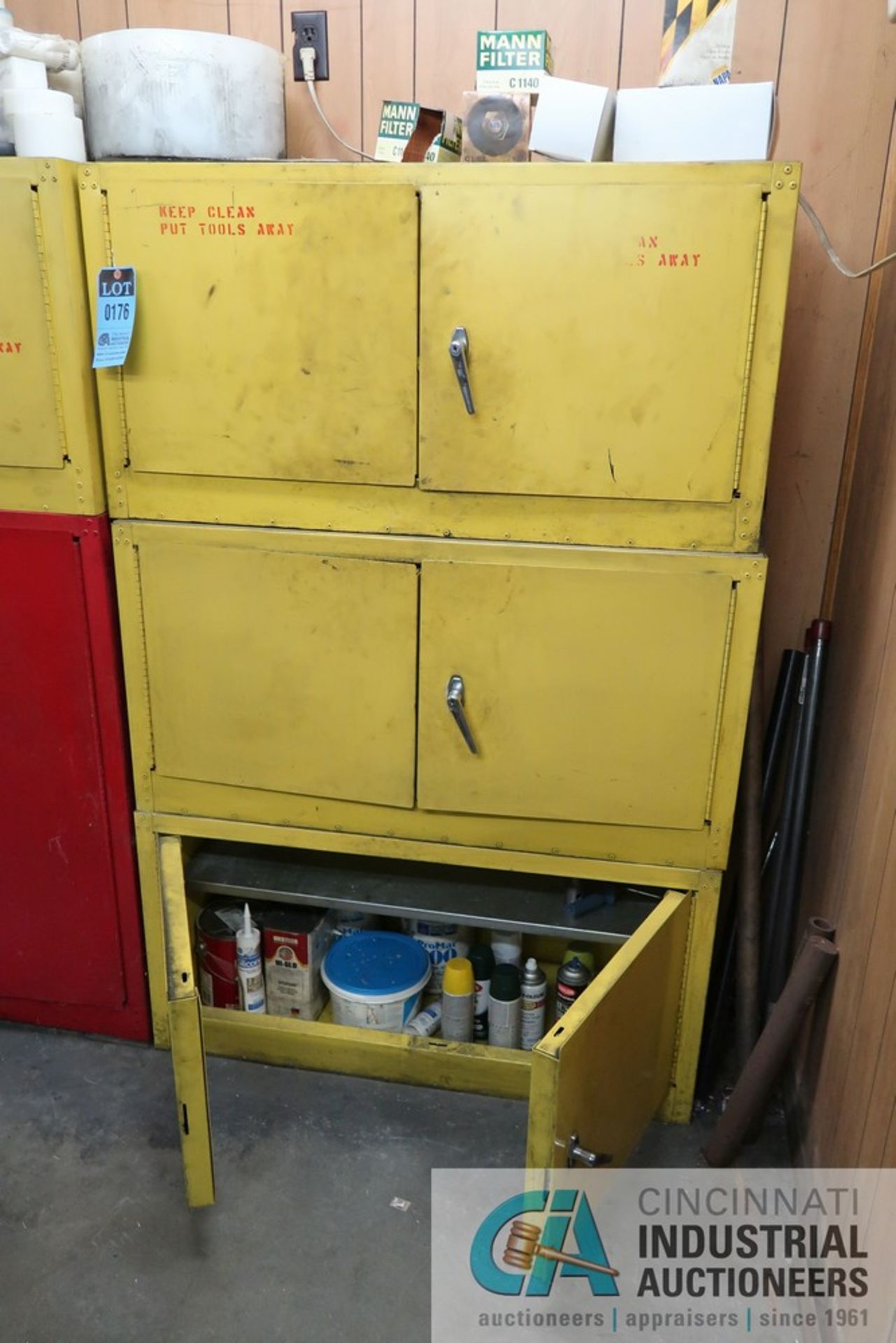 15 GAL. FLAMMABLE CABINETS W/ MISC. HARDWARE