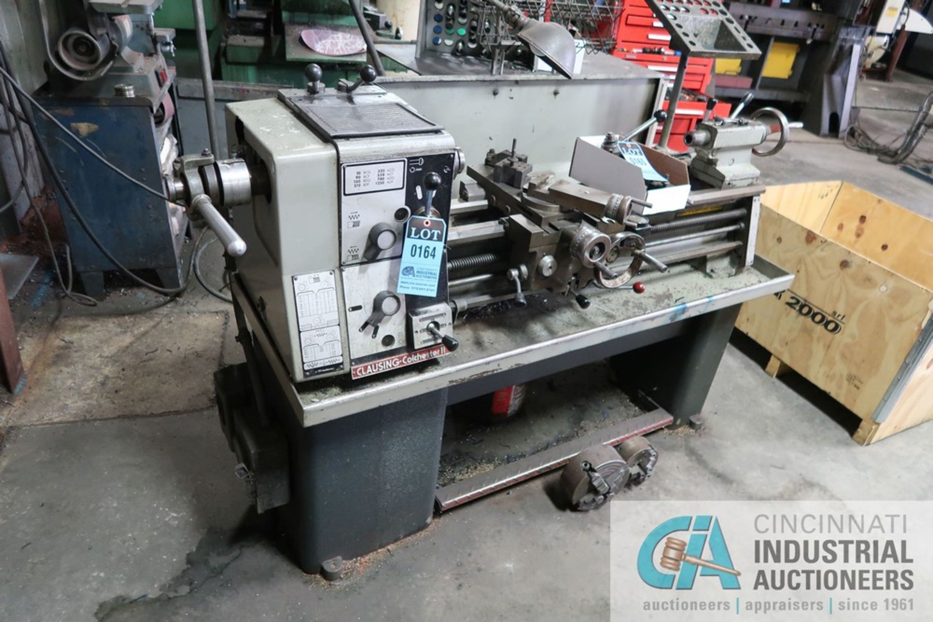 11" X 36" CLAUSING-COLCHESTER TOOLROOM LATHE; S/N 20-0021-01207, 1" SPINDLE HOLE, SPINDLE SPEEDS - Image 2 of 8