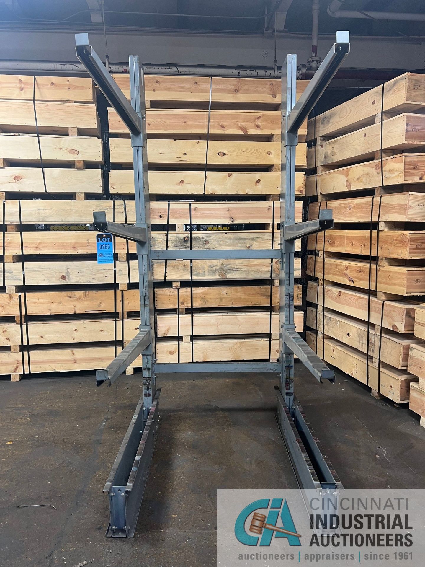 CANTILEVER RACK - 10' TALL X 53' WIDE X 48" ARMS - Seller will disassemble