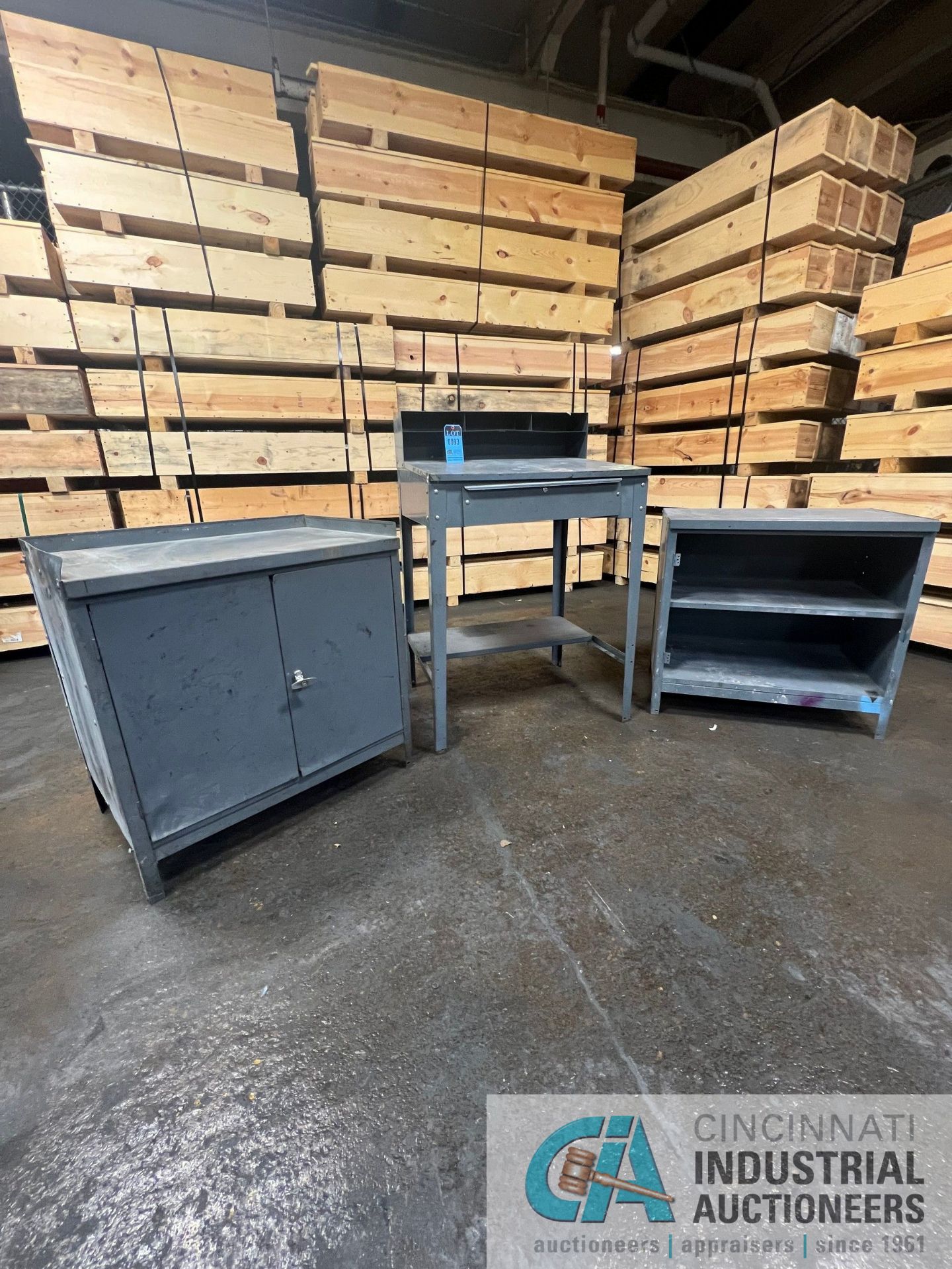 THREE METAL CABINETS **LOCATED AT 235 FACTORY STREET, LA PORTE, INDIANA 46350**
