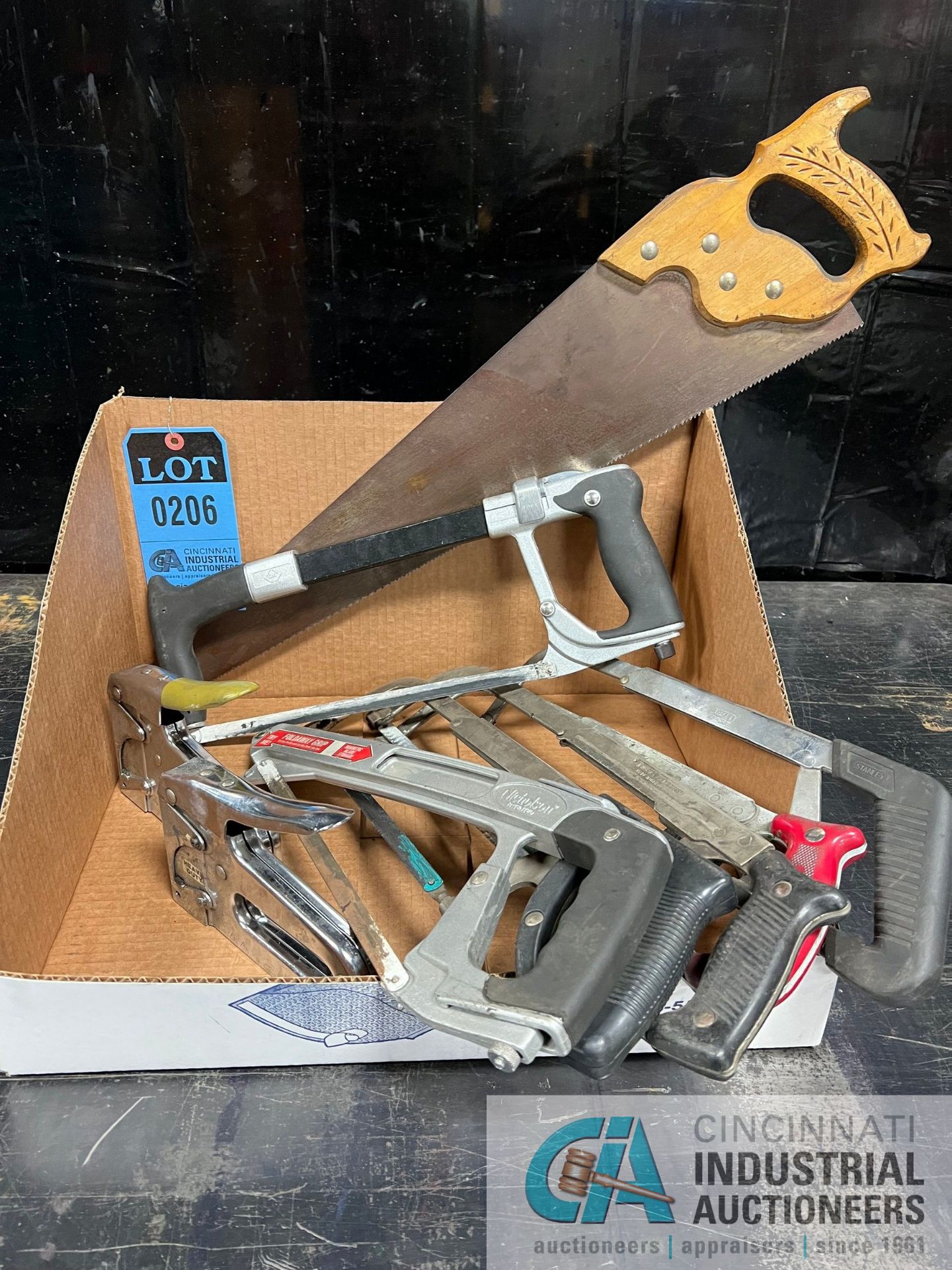 MISC HEAVY DUTY SAWS AND 2 STAPLE GUNS **LOCATED AT 235 FACTORY STREET, LA PORTE, INDIANA 46350**