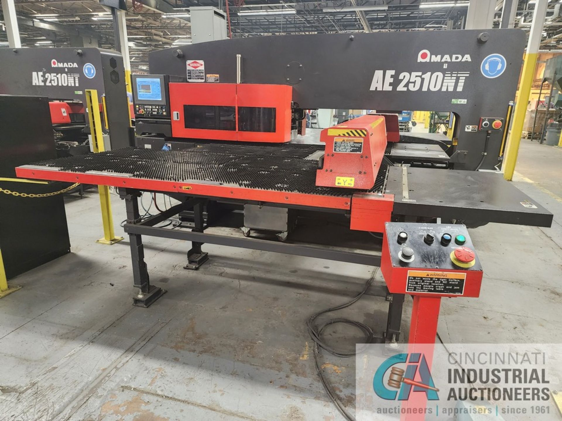 This machine has been removed from the Auction - 2014 AMADA AE-2510NT TURRET PUNCH; S/N 22511177
