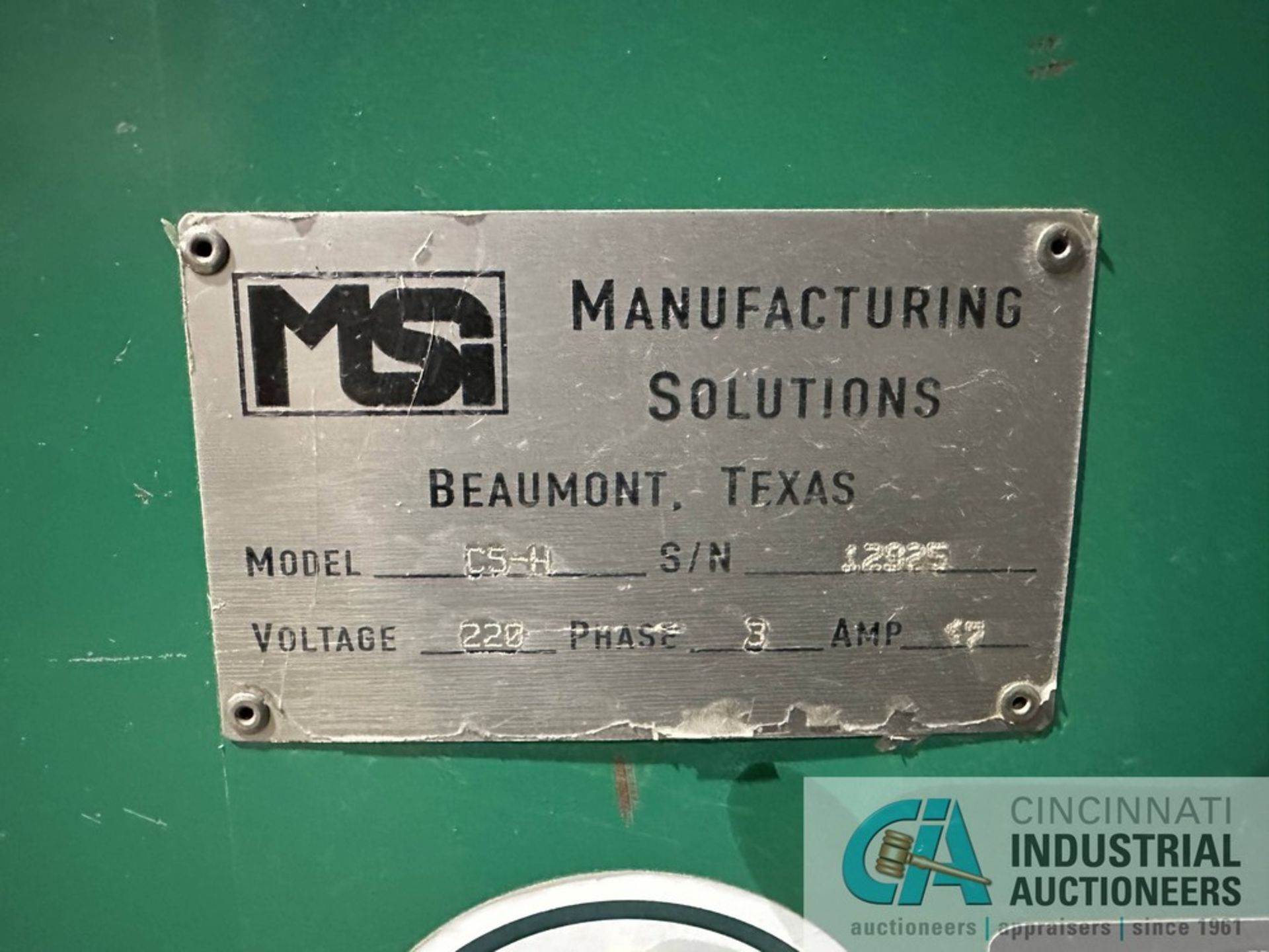 MSI Model C5-H ChamferMate Pipe Beveling and Deburring Machine; S/N 12925 - Image 8 of 8