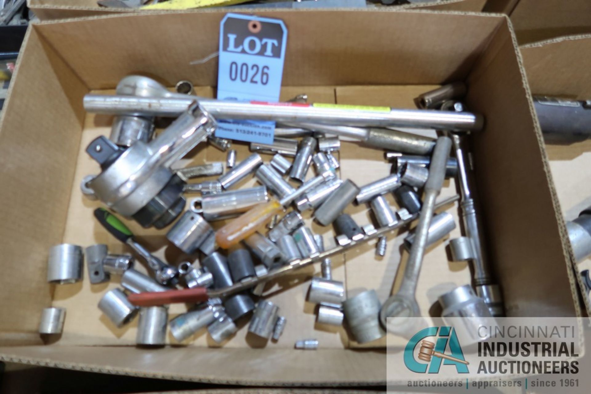 (LOT) MISCELLANEOUS SOCKETS AND RATCHERS