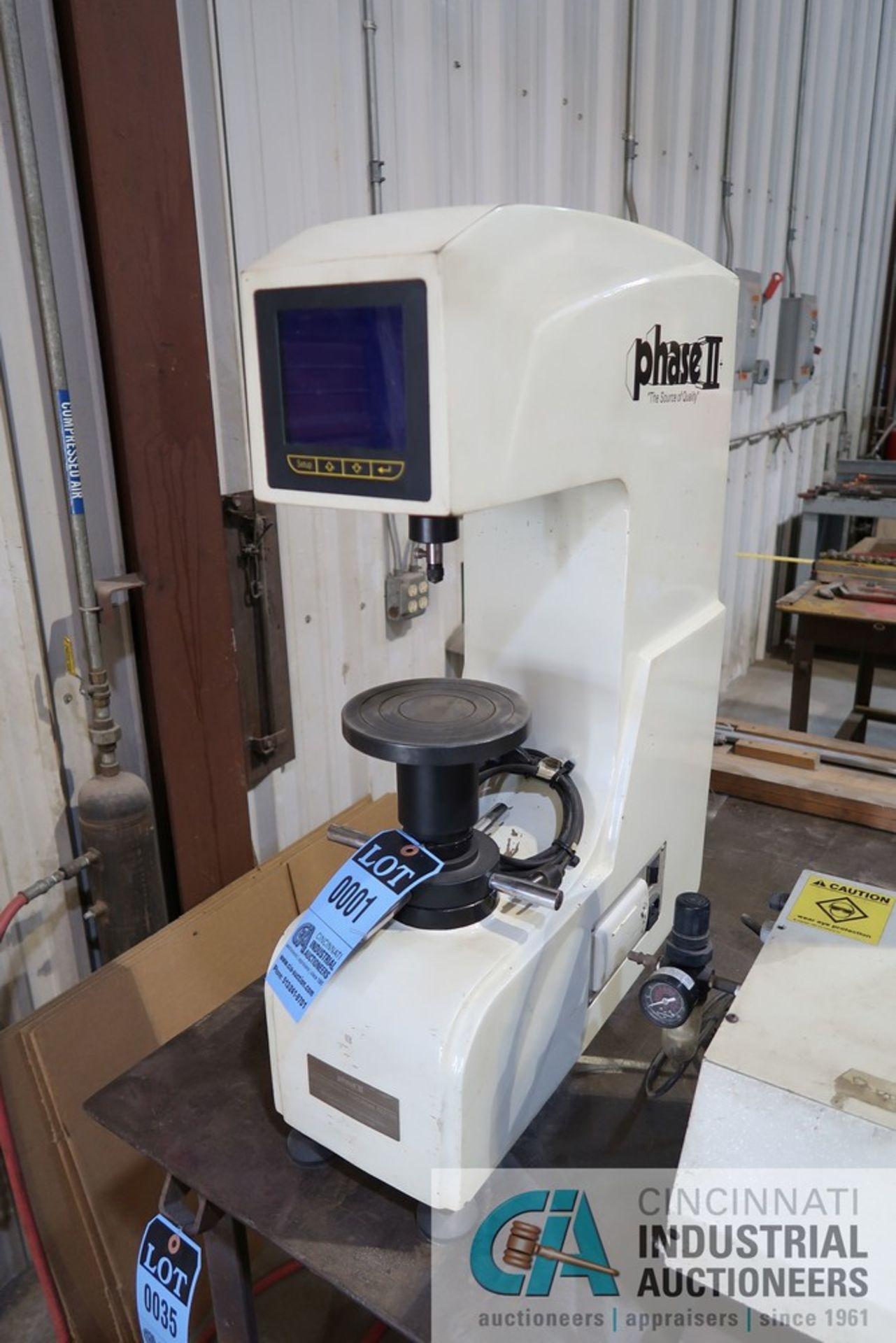 PHASE II MODEL 900-352 BRINELL DIGITAL HARDNESS TESTER - Image 2 of 5