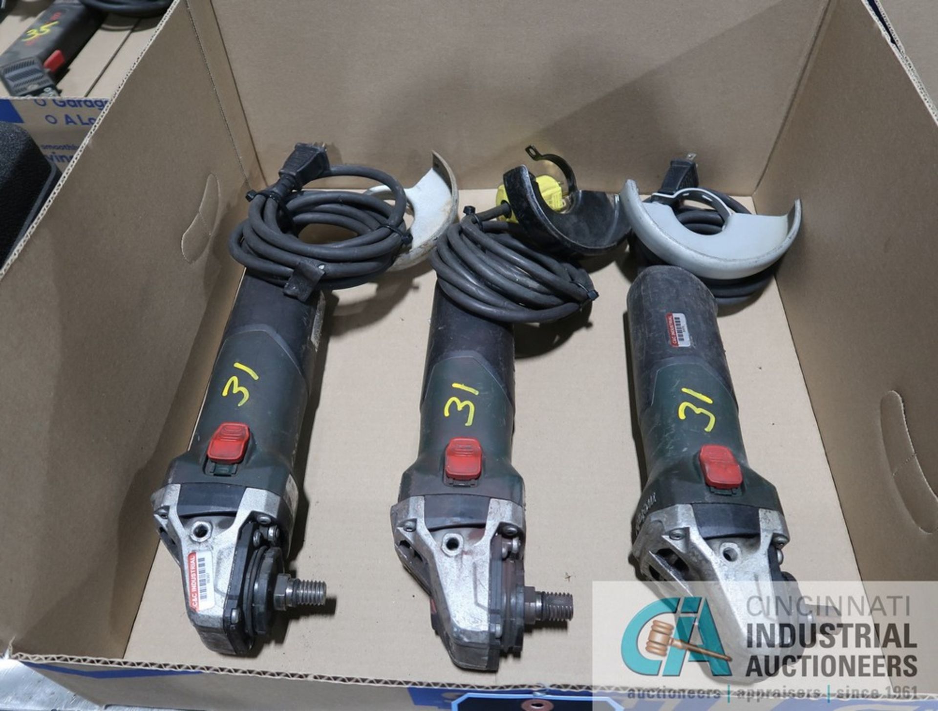 4-1/2" METABO RIGHT ANGLE GRINDERS
