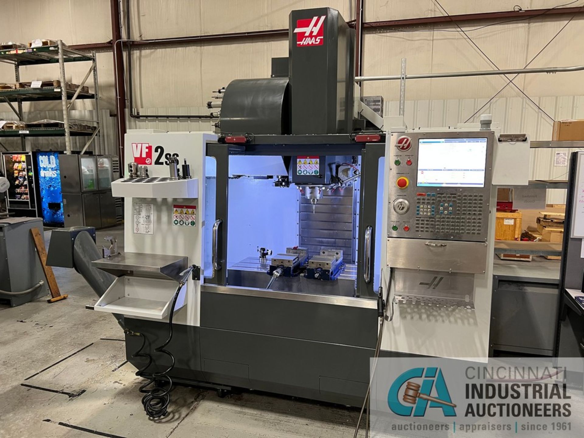 Haas Model VF-2SS CNC Vertical Machining Center (2016) 4,906 Cutting Hours Showing - Image 3 of 18