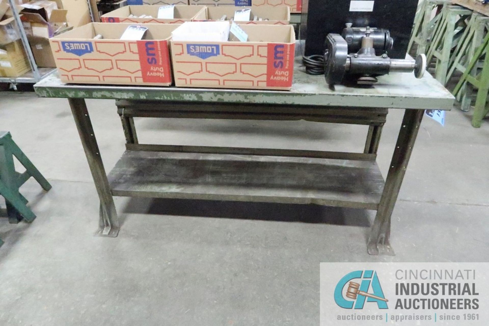 60" X 29" STEEL FRAME BENCH **LOCATED AT 51 SOUTH NATIONAL RD., COLUMBUS, INDIANA**