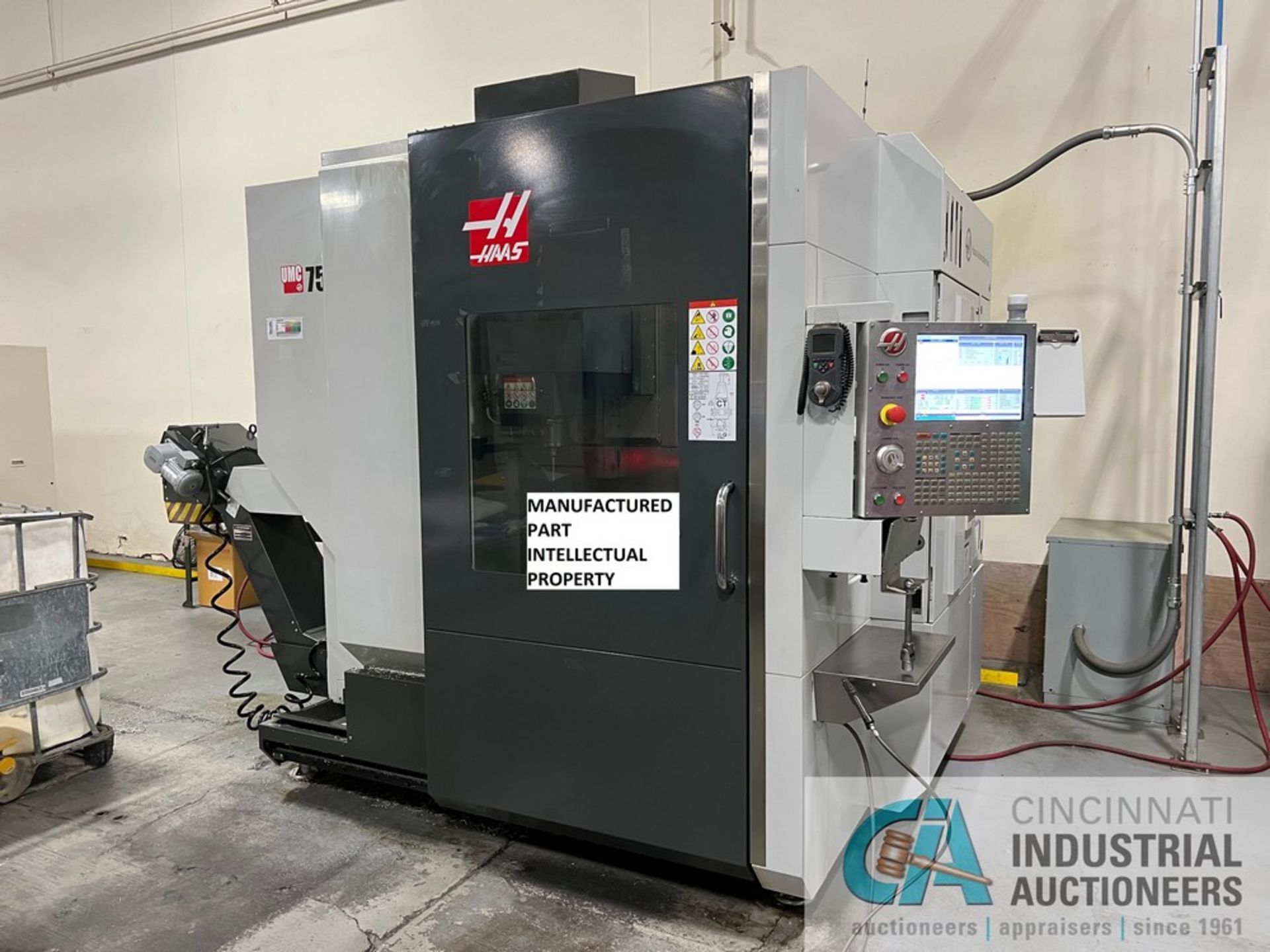 Haas Model UMC-750 Five-Axis CNC Universal Machining Center (2017) 6,578 Cutting Hours Showing - Image 5 of 19