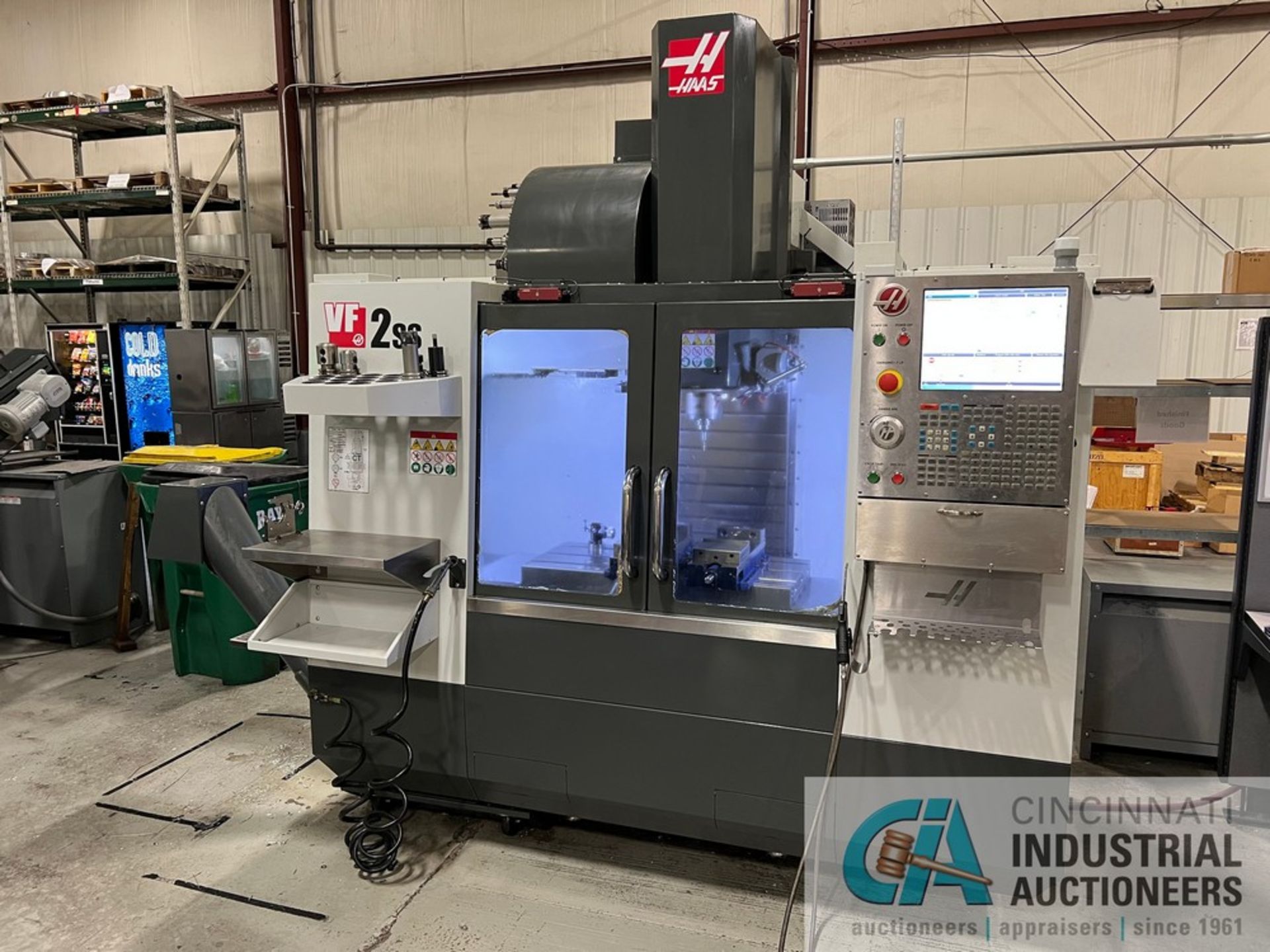 Haas Model VF-2SS CNC Vertical Machining Center (2016) 4,906 Cutting Hours Showing