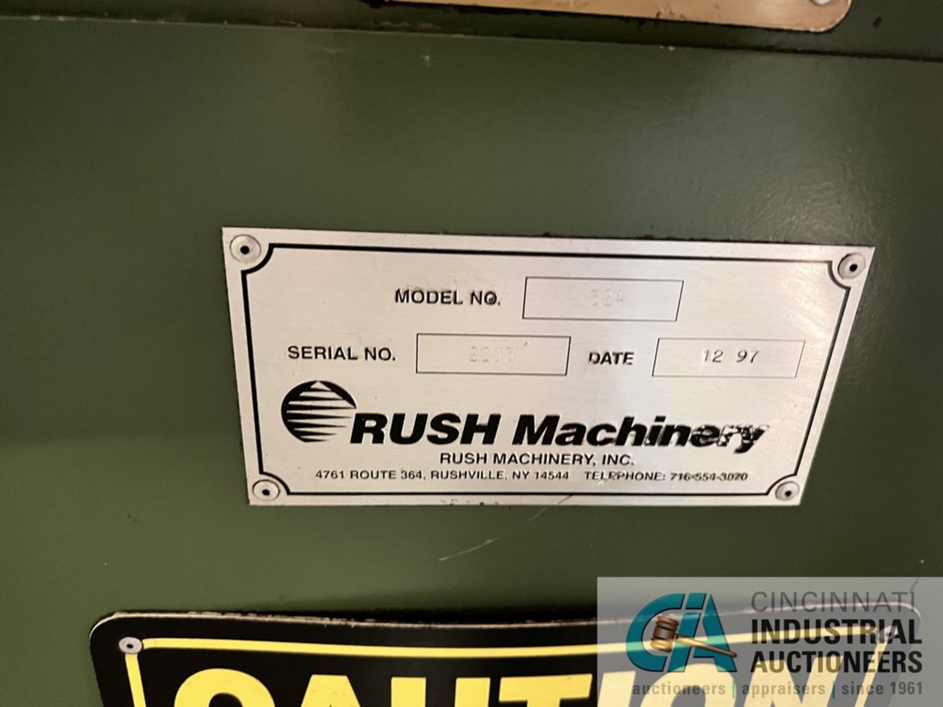 RUSH MACHINERY MODEL 132A DRILL GRINDER; S/N 2206, 4" 5-JAW CHUCK **For convenience, a loading fee - Image 5 of 5