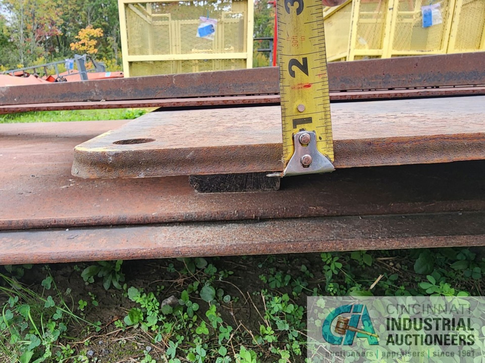 (LOT) STEEL PLATE - MOSTLY 3/8" THICK, (2) 60' X 240" **NOTE: (3) 72" X 72" Removed from Sale** - Image 4 of 4
