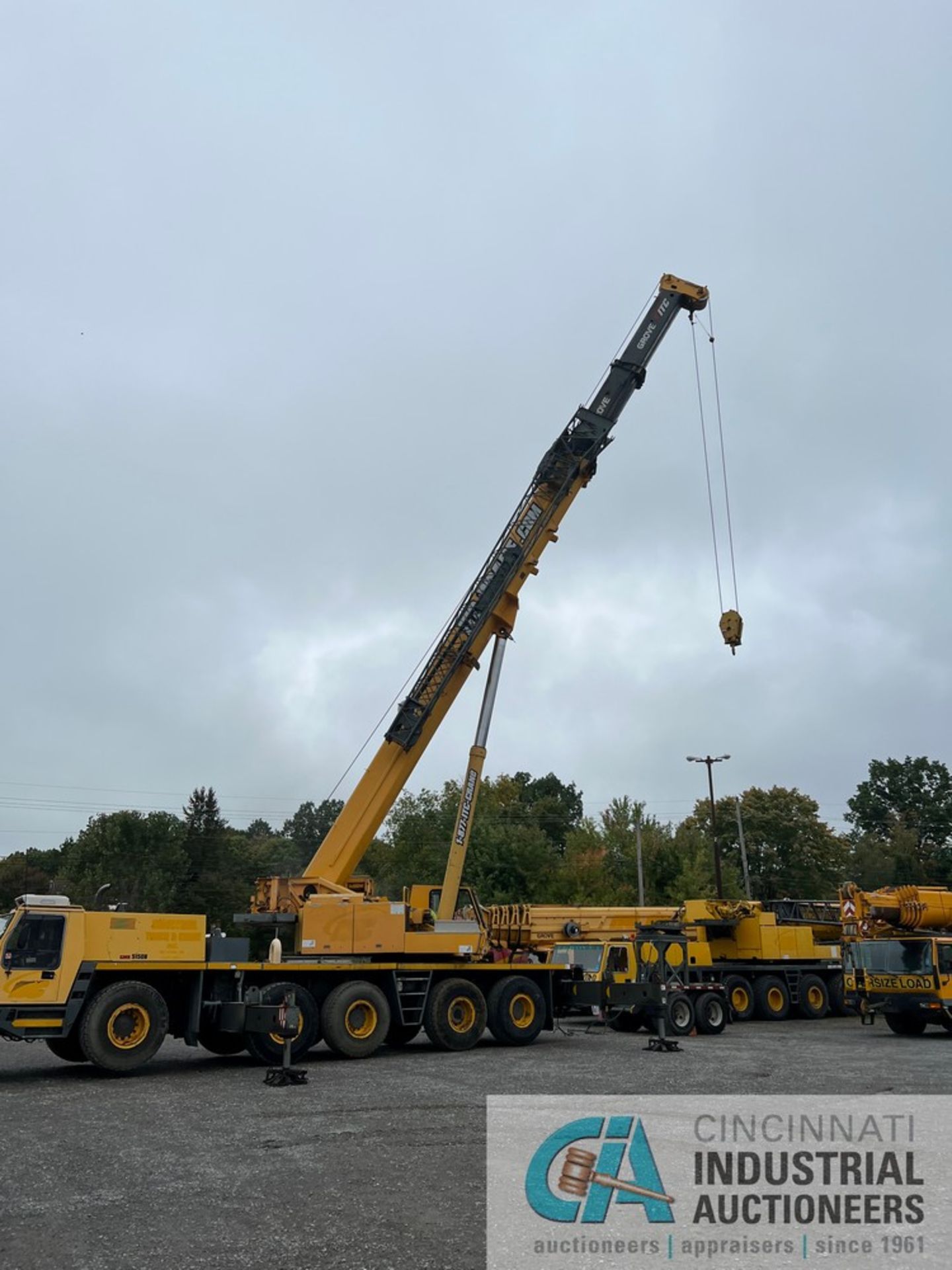 150 TON/1997 GROVE MODEL GMK 5150B TRUCK CRANE, VIN: 5310-8050, MERCEDES 442/6M 366 ENGINE; - Image 50 of 60