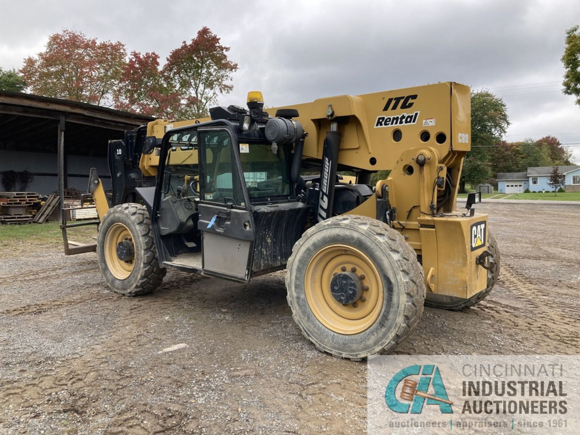 2012 / 10,000 LB. CAPACITY CATERPILLAR MODEL TL1055C TELEHANDLER; S/N ...
