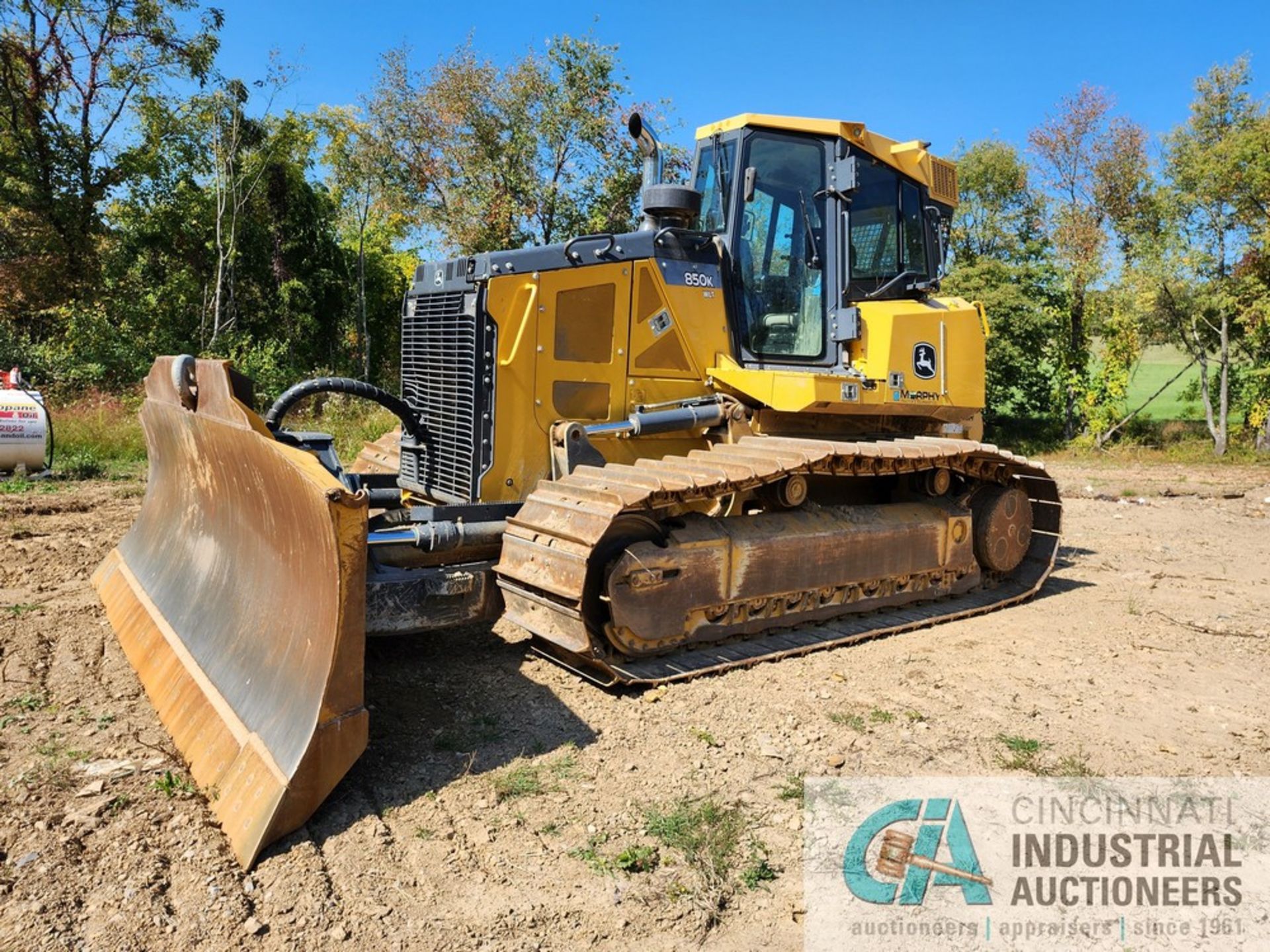 **2017 JOHN DEERE MODEL 850K CRAWLER DOZER, S/N: ITO850KXVHF316119, FULL CAB WITH HEAT AND A/C