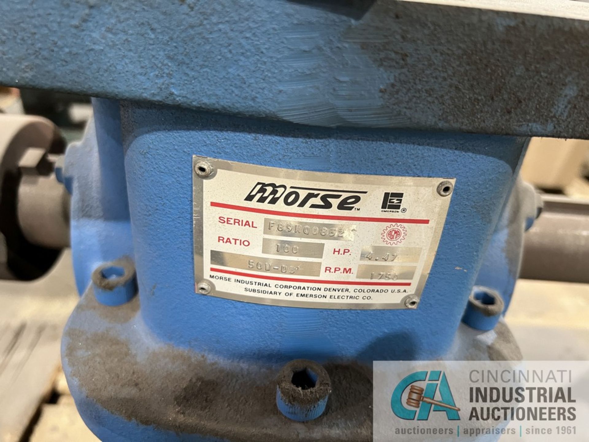 MORSE MODEL 50W-DB PUMP W/ 3 HP GE MOTOR **For convenience, the loading fee of $25.00 will be - Image 3 of 5