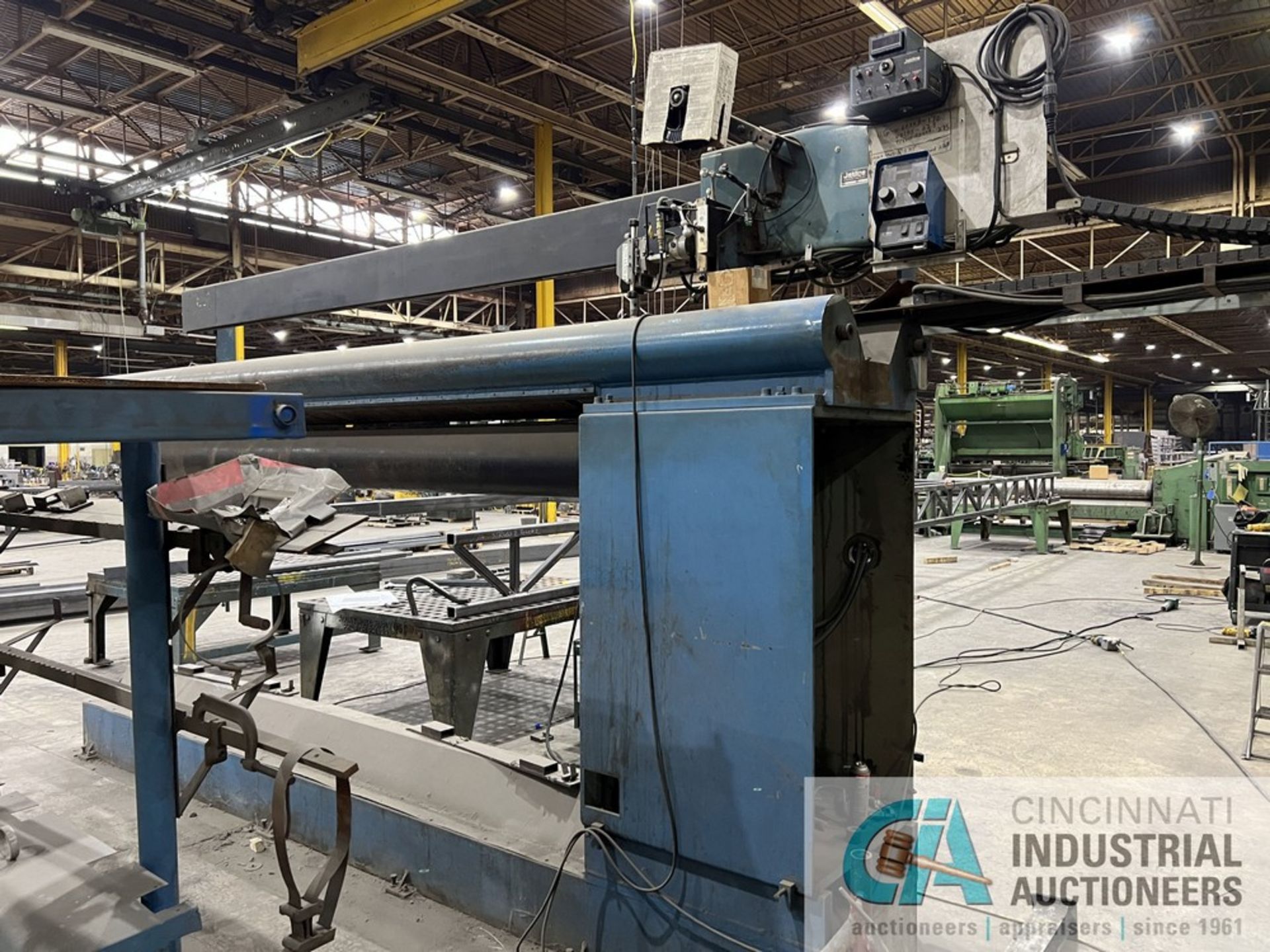 15' JETLINE MODEL SWC-3A SEAM WELDER WITH MILLER DELTAWELD 452 POWER ...