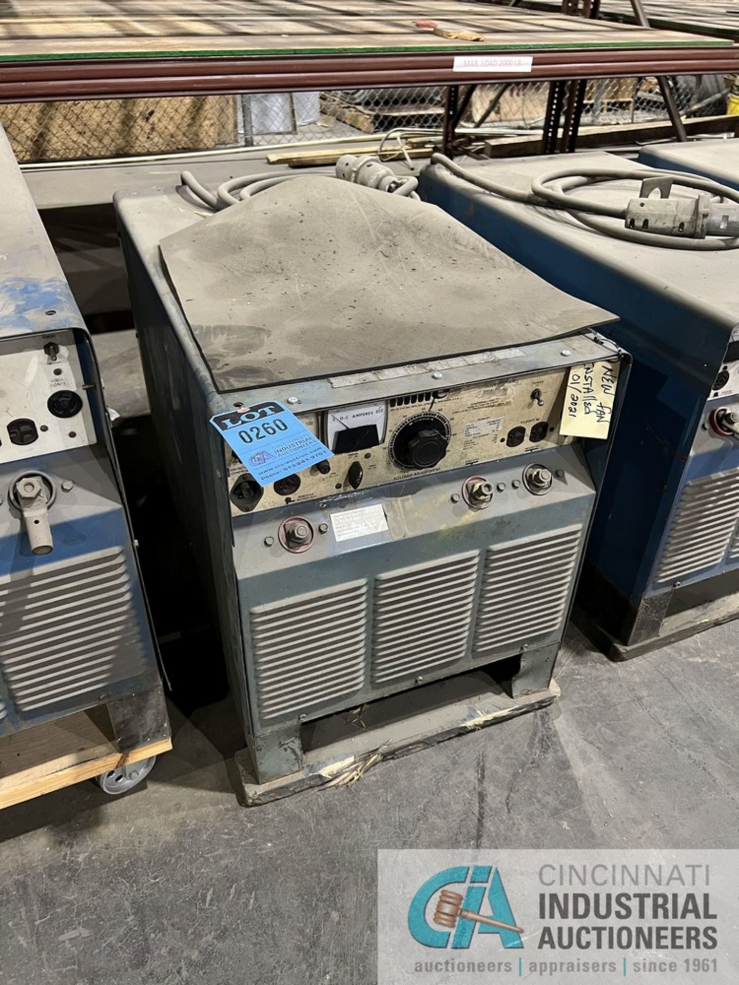 650 AMP MILLER MP-65E WELDER; S/N HF875840 (NEW FAN INSTALLED 2021) **For convenience, the loading