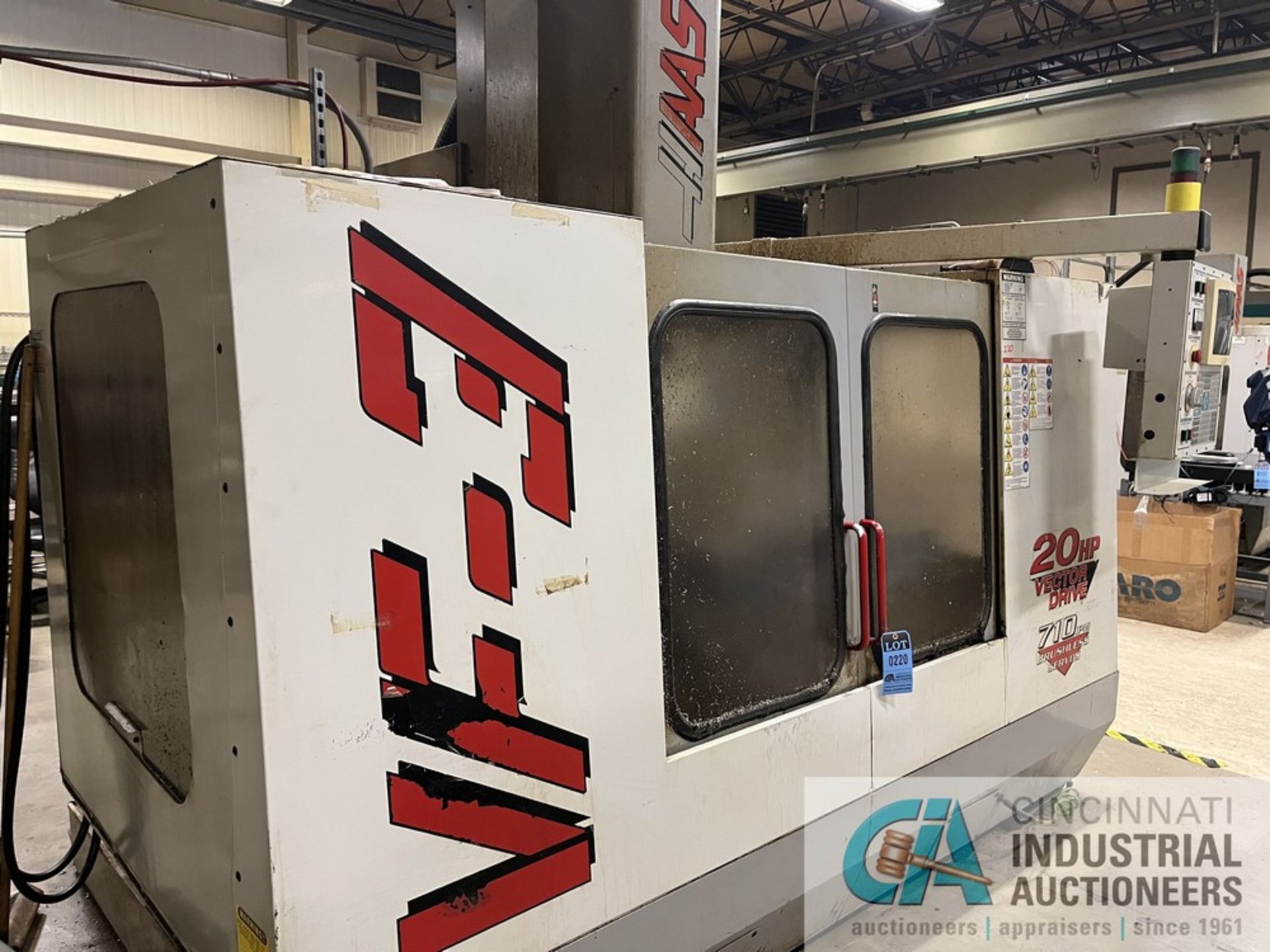 HAAS MODEL VF-3 CNC VERTICAL MACHINING CENTER; S/N 14355 (nEW 4/1998), TABLE SIZE 18" X 48", X- - Image 3 of 12