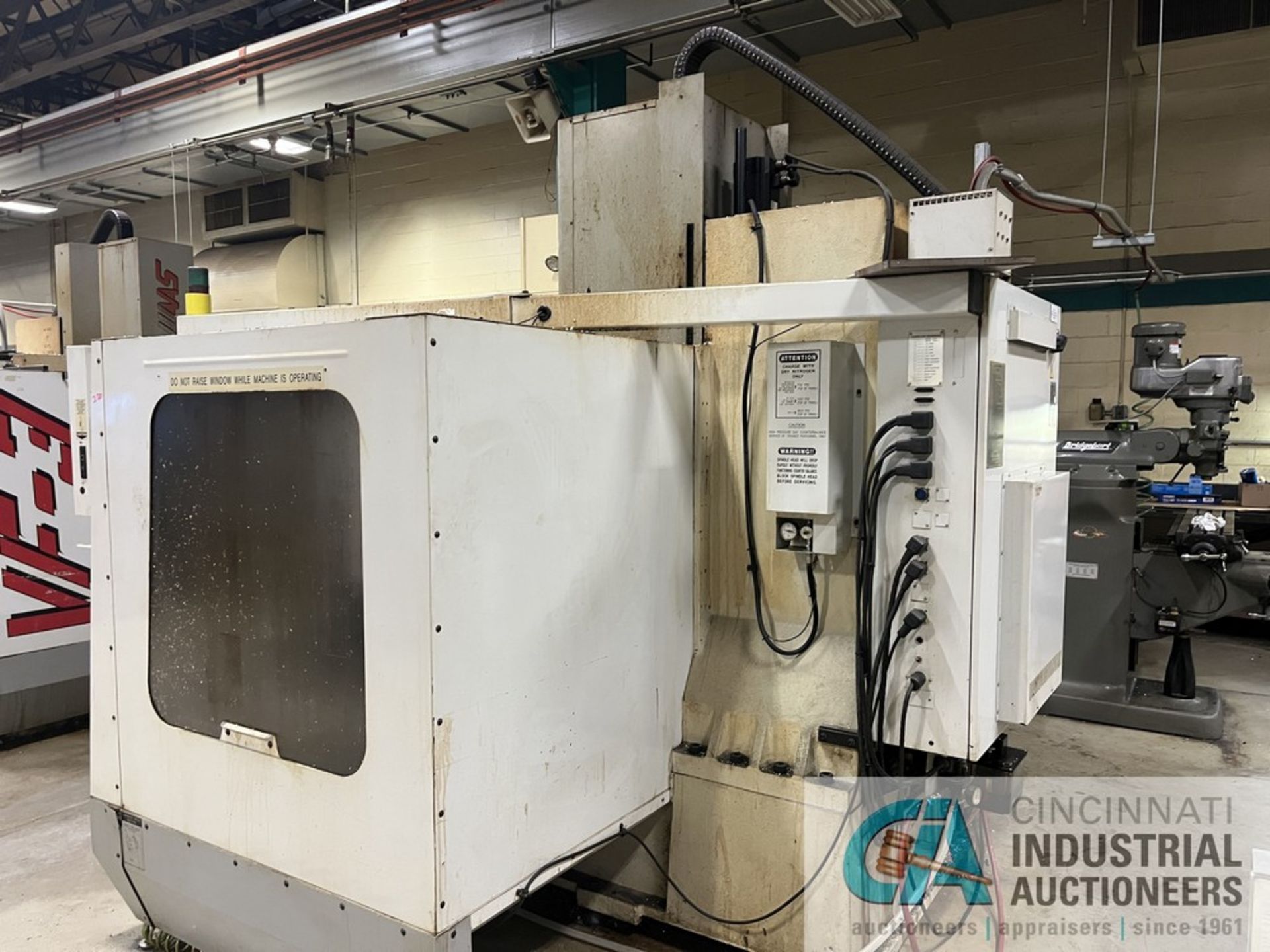HAAS MODEL VF-3 CNC VERTICAL MACHINING CENTER; S/N 14355 (nEW 4/1998), TABLE SIZE 18" X 48", X- - Image 9 of 12