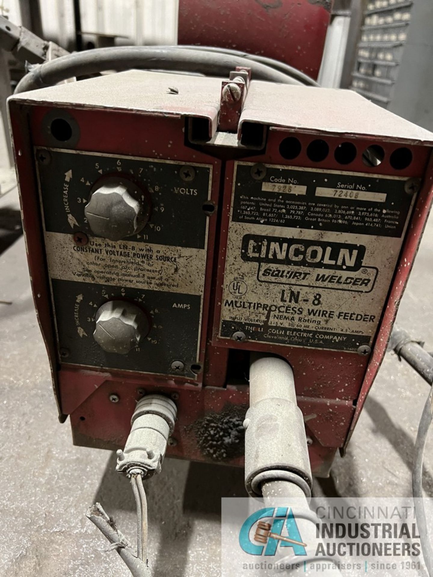 LINCOLN LN-8 WIRE FEEDER - Image 2 of 2