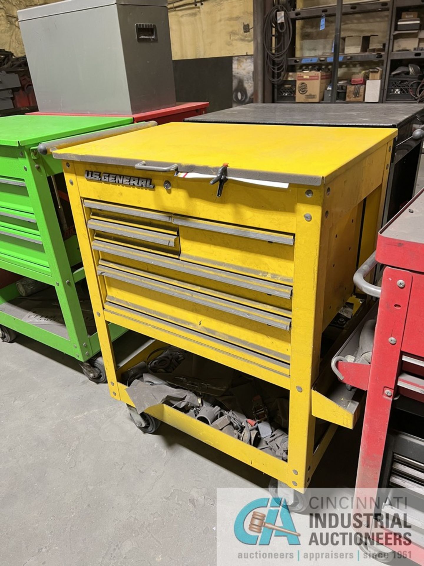 5-DRAWER US GENERAL PORTABLE TOOLBOXES WITH CONTENTS - Image 2 of 2