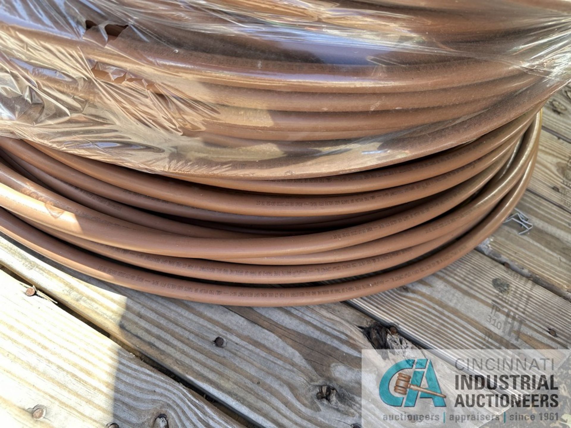 (1) SPOOL, APPROX. 1,500' ALUMINUM WIRE, BROWN, 250 KCMIL / MCM, Lengths are estimates only, no - Image 3 of 5