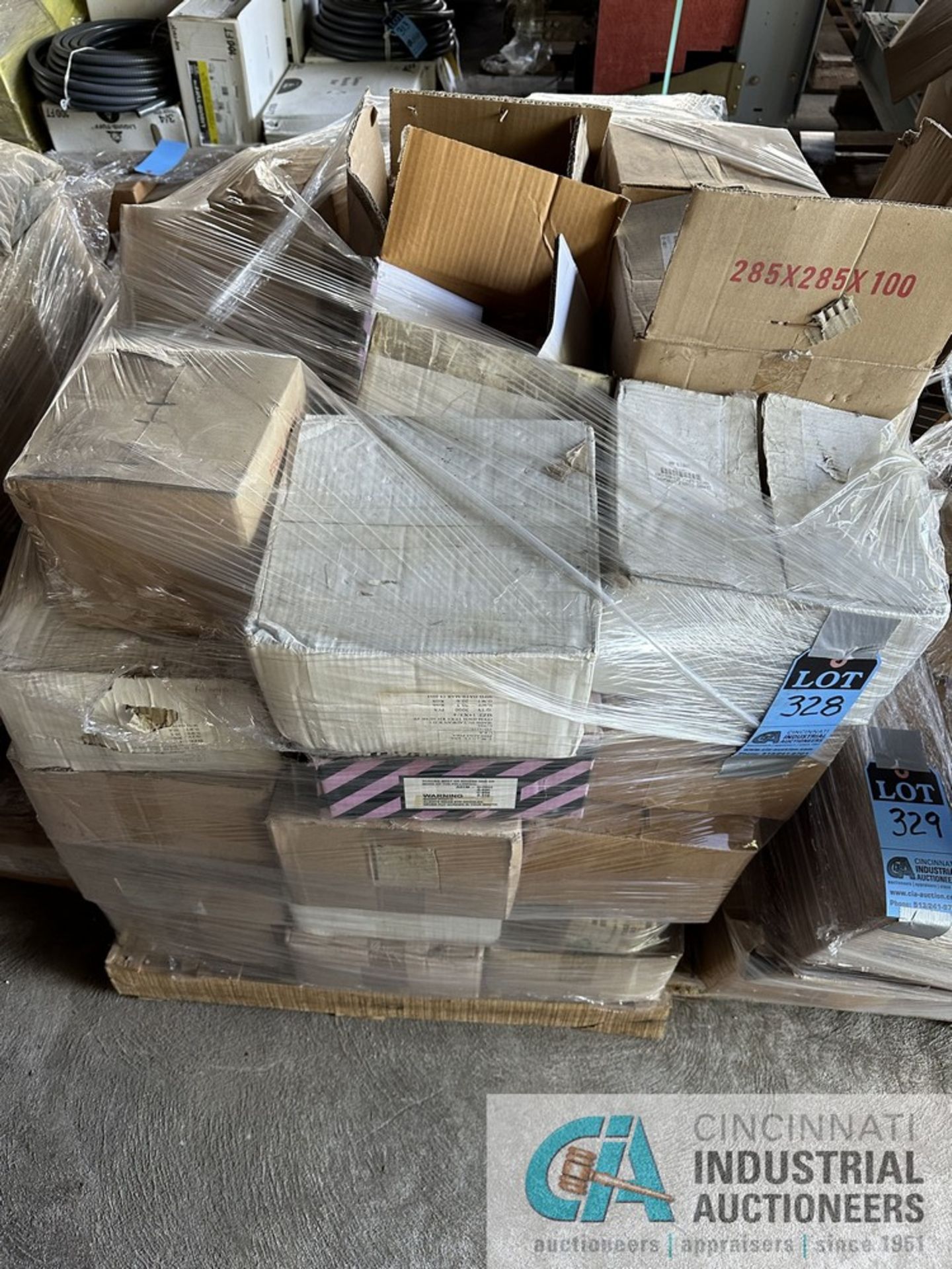 (LOT) (1) SKID HARDWARE, APPROX. (50) BOXES MISCELLANEOUS **Located offsite approx. 5 miles from