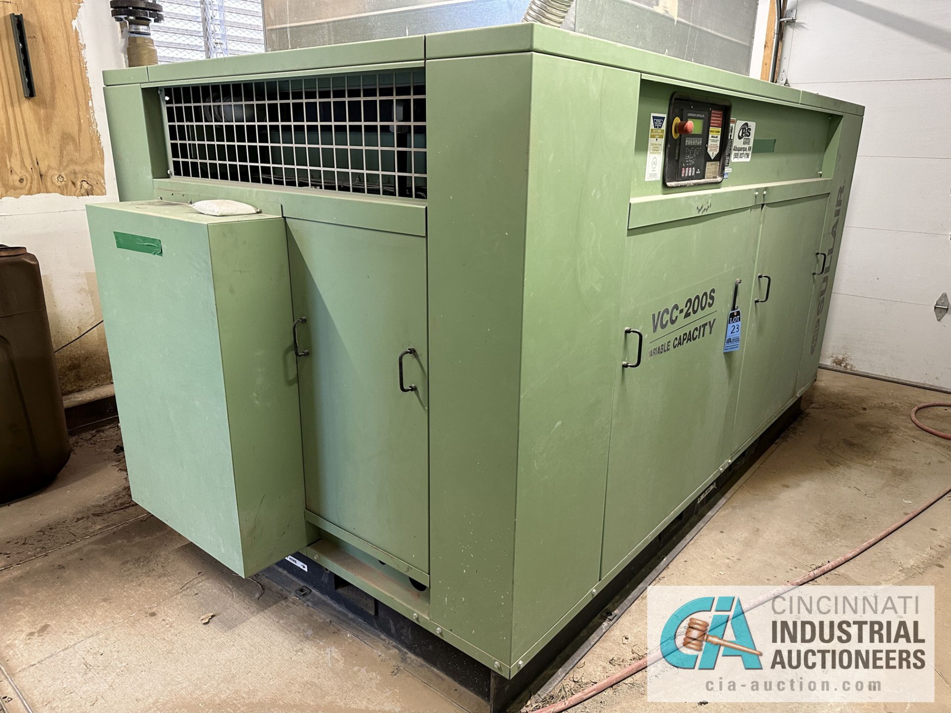 200 H.P. SULLAIR MODEL VCC2005 ROTARY SCREW AIR COMPRESSOR S/N 201805290039 3 PHASE, 460 VOLTS, 1780