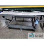 40" X 48" X 30" HIGH PORTABLE STEEL TABLES