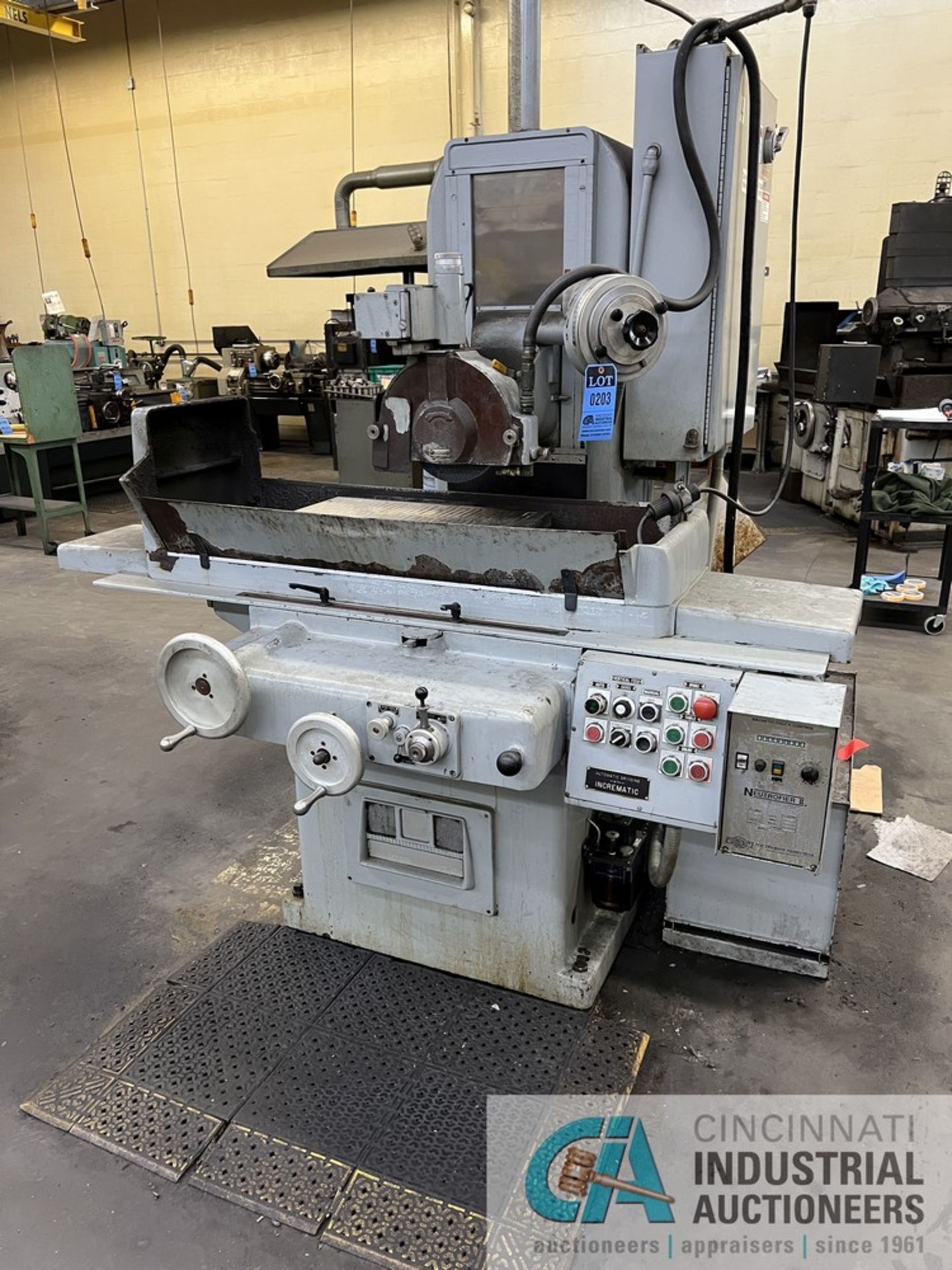 12" X 24" GALLMEYER AND LIVINGSTON MODEL 373 THREE AXIS AUTOMATIC HORIZONTAL SPINDLE SURFACE