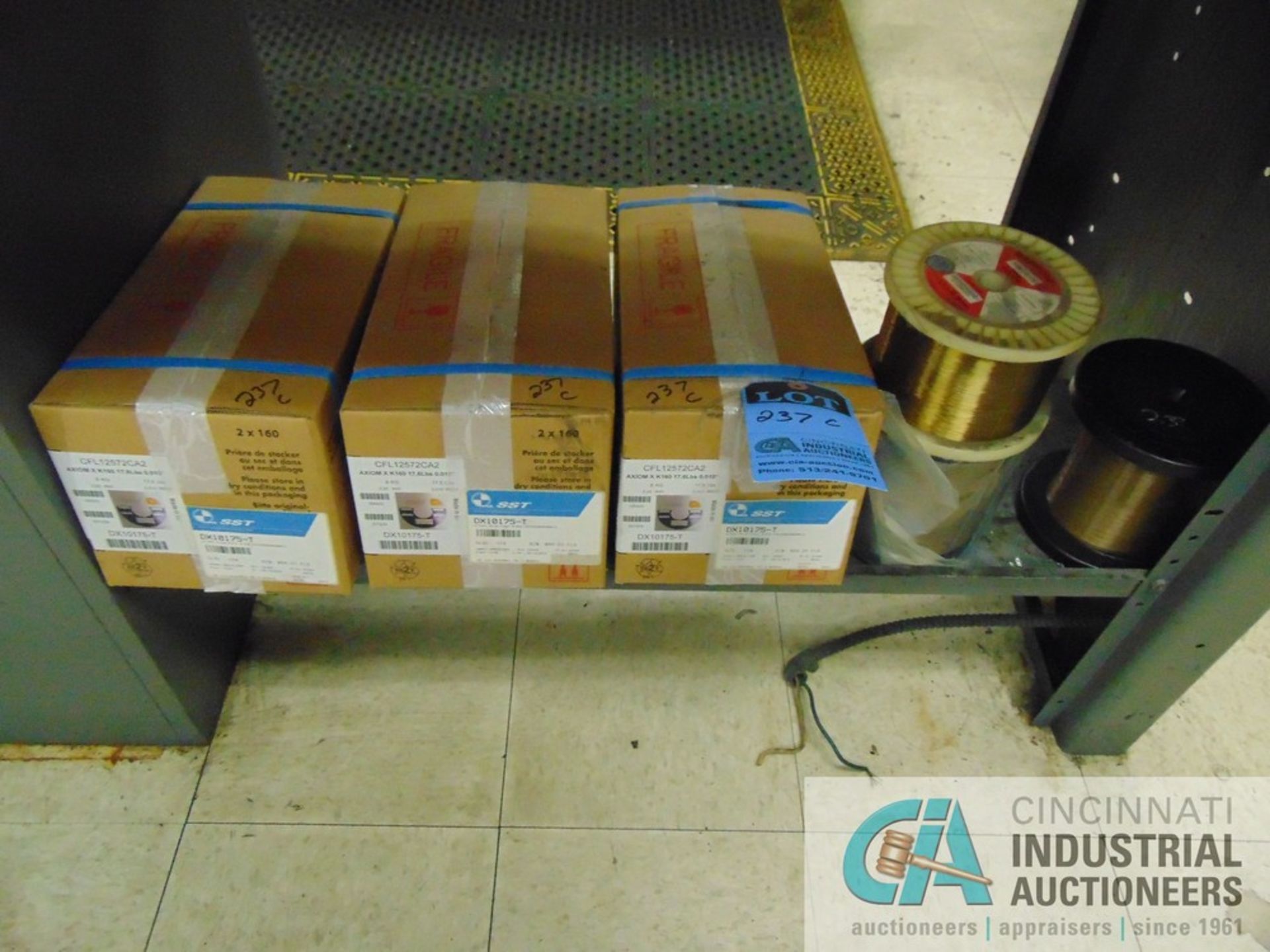 EDM WIRE - (3) NEW BOXES, (3) OPEN SPOOLS