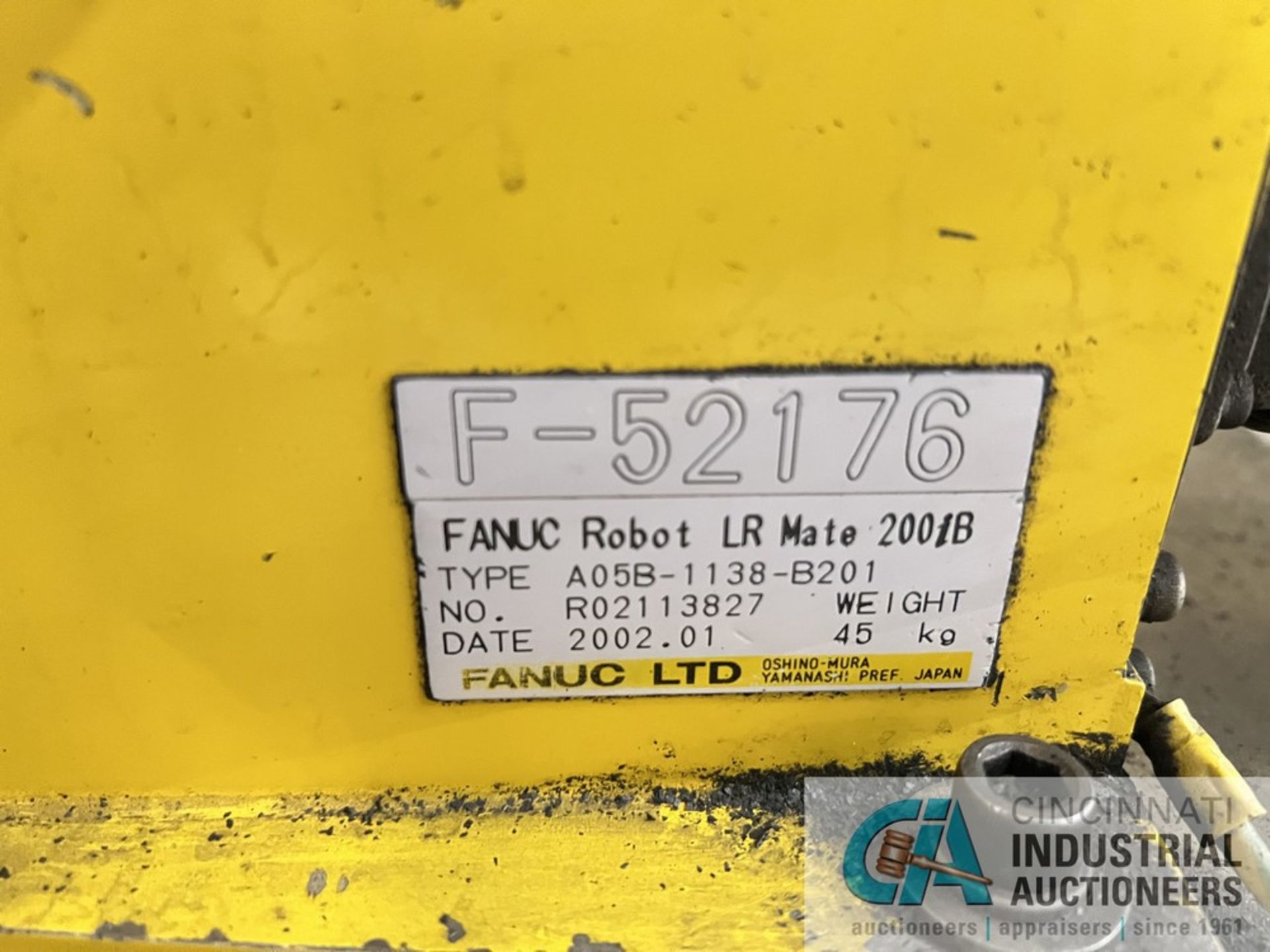 FANUC MODEL LR MATE 200iB ROBOT; S/N R02113827 WITH FANUC SYSTEMS R-J3IB MATE ROBOT CONTROL; S/N - Image 6 of 11