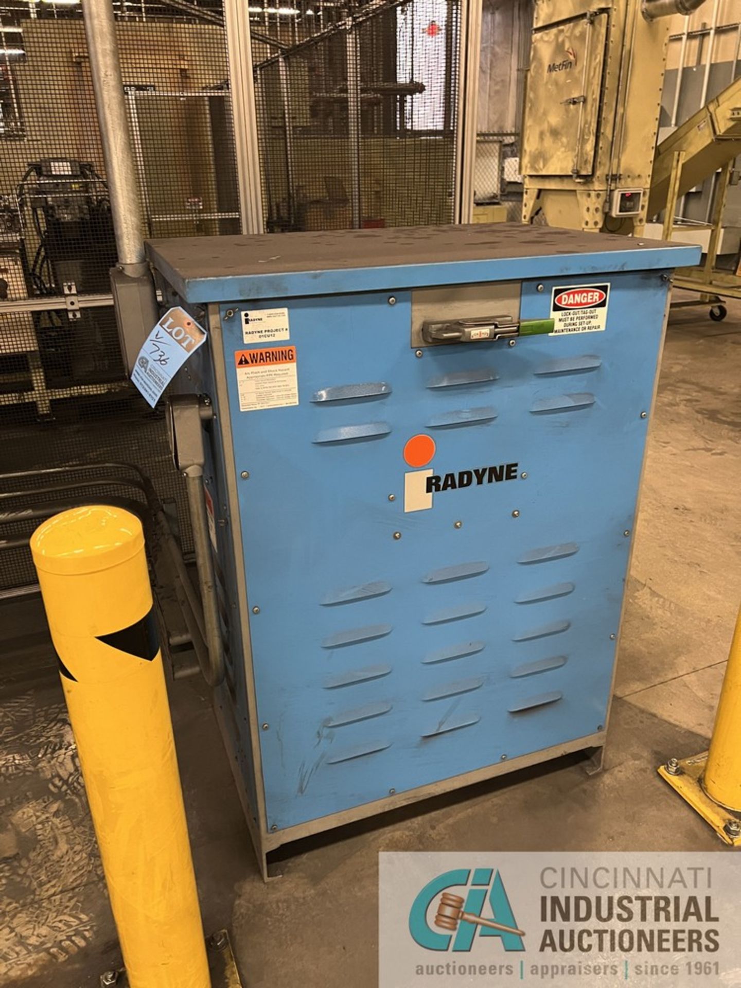 100 KW THERMATOOL RADYNE MODEL CFM3-1006460 INDUCTION HEATER; S/N 2778, 2-STATION HEAT STATION AND - Image 5 of 11